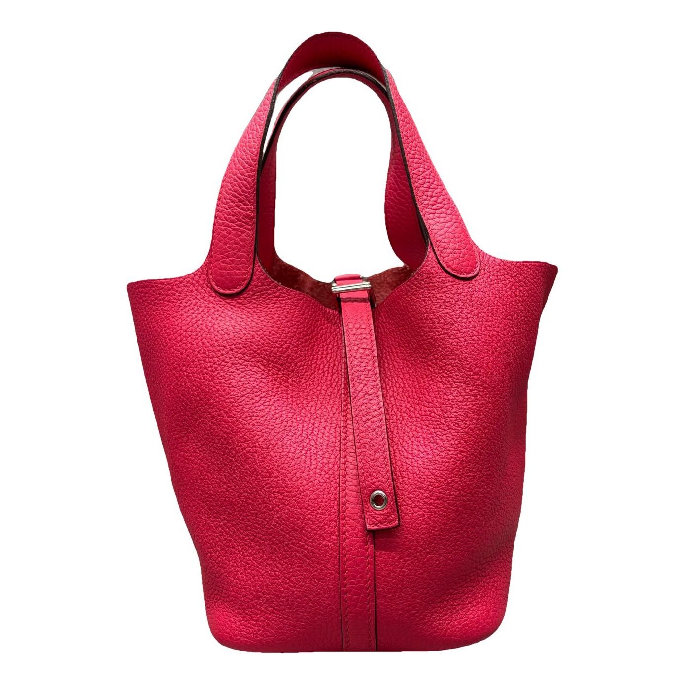 Picotin leather tote