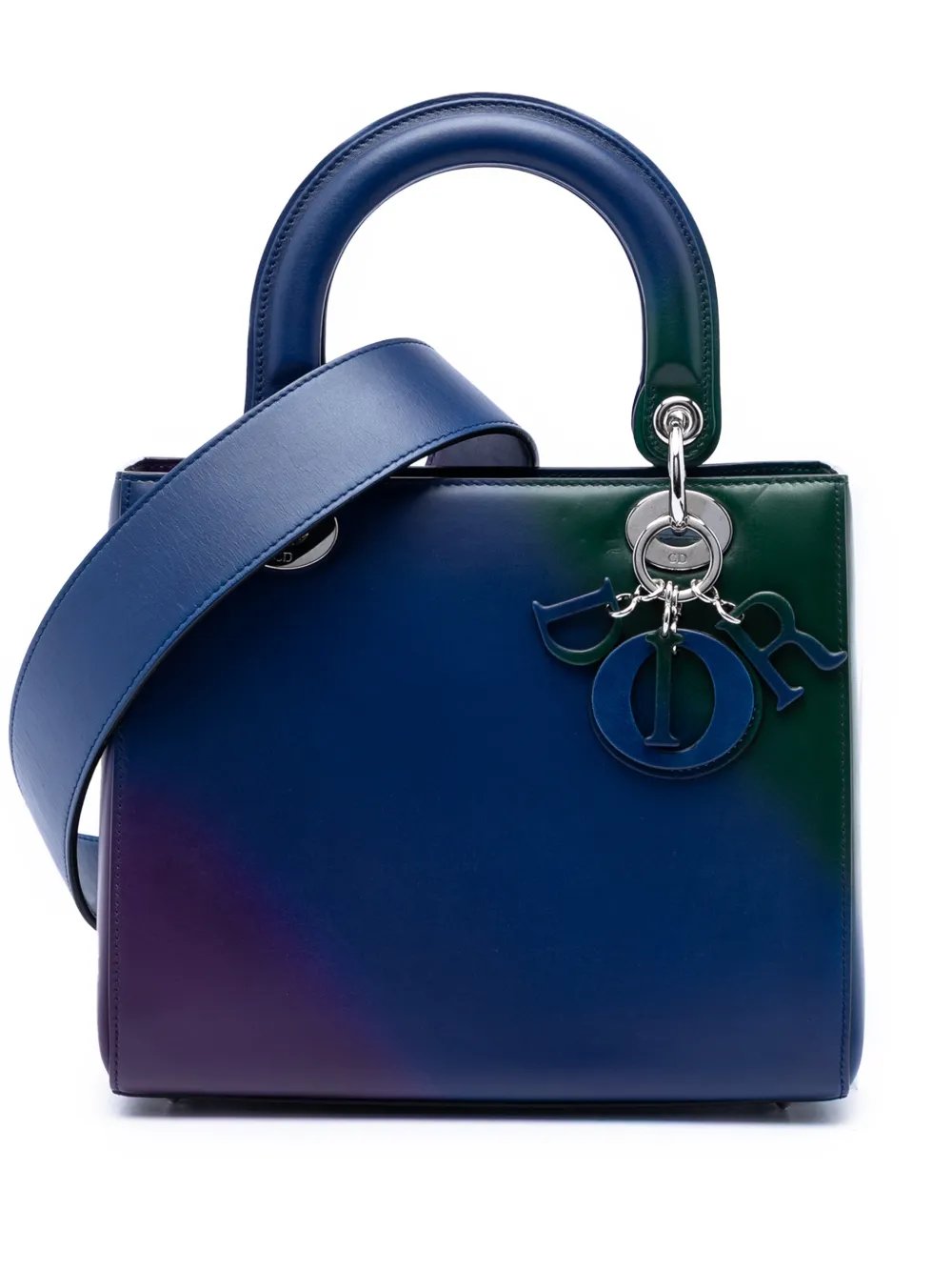 2013 Medium Ombre Calfskin Lady Dior satchel