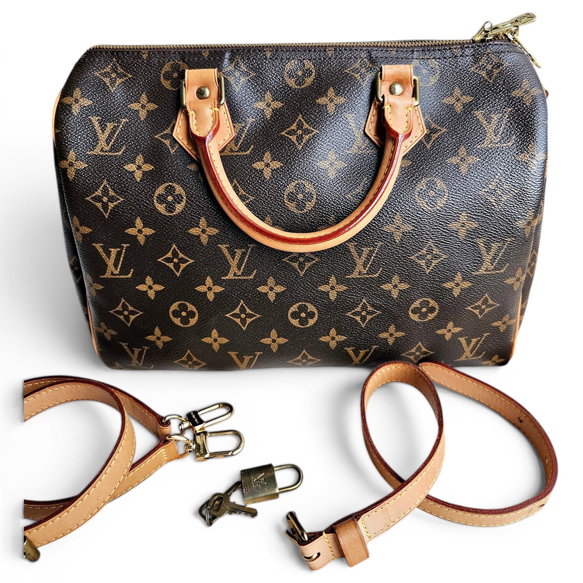 Louis Vuitton Speedy Bandoulière leather handbag