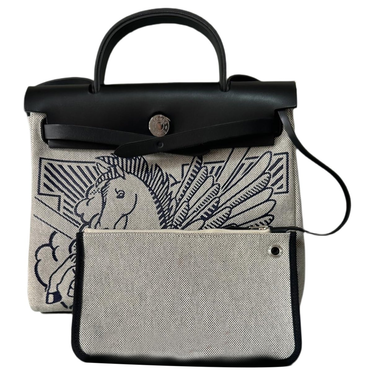 Hermes Herbag Handbag Black