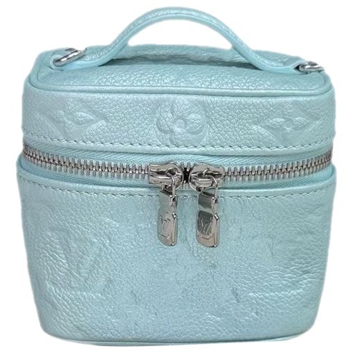 Vanity leather handbag