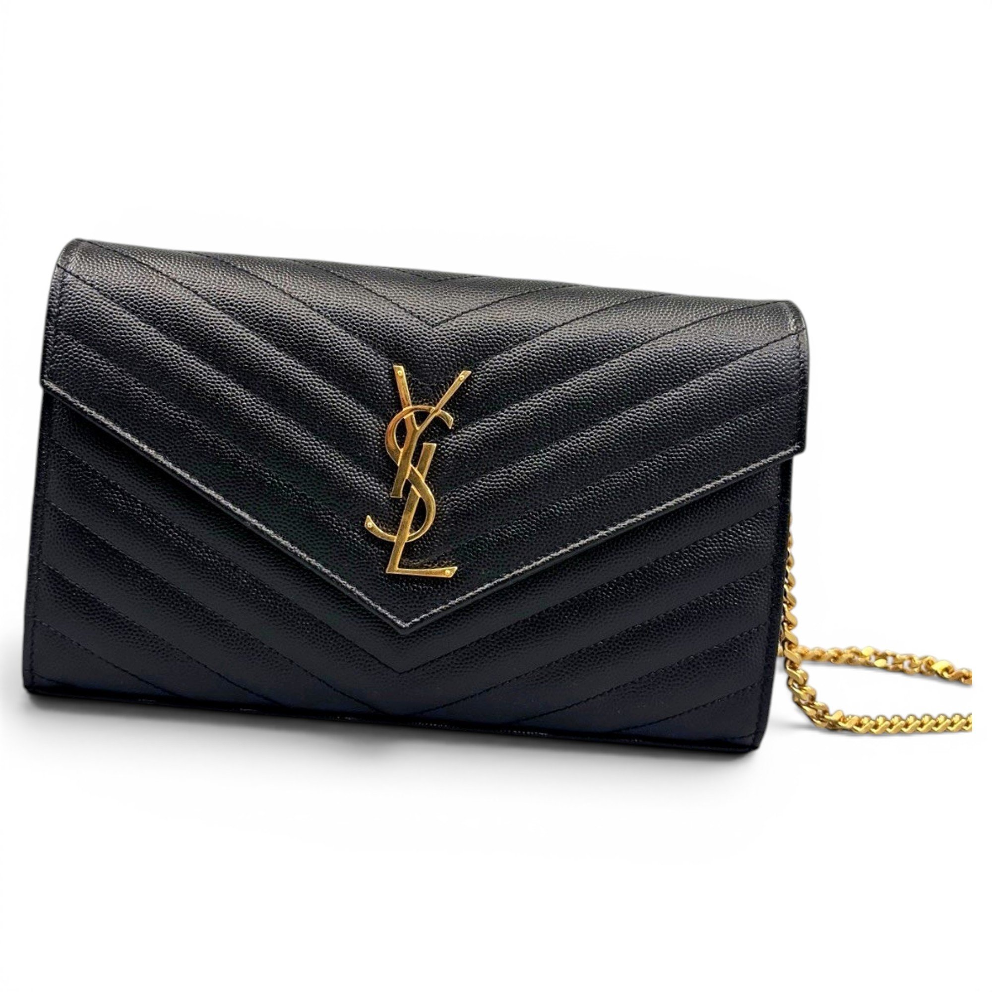 Portefeuille enveloppe leather handbag