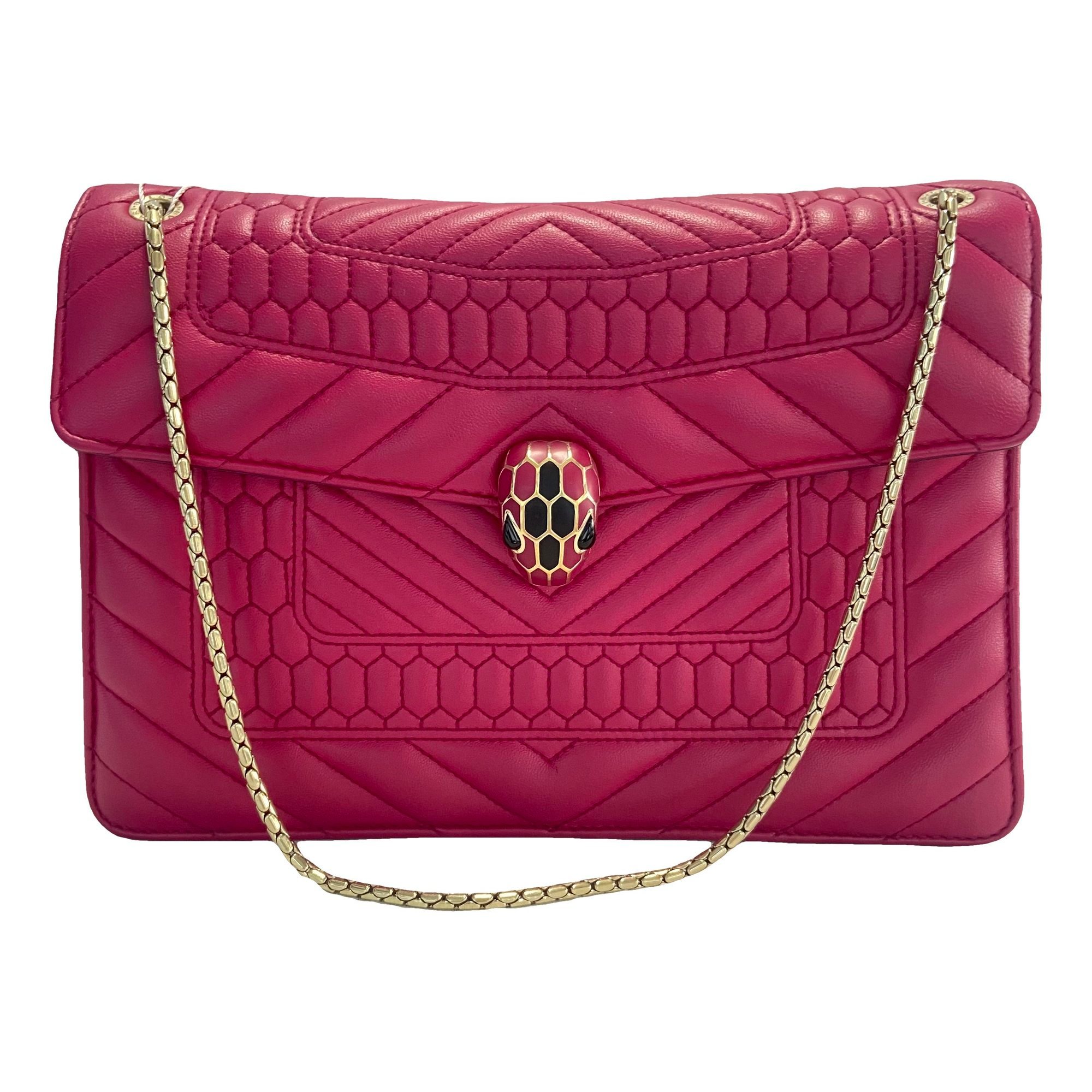 Serpenti leather crossbody bag