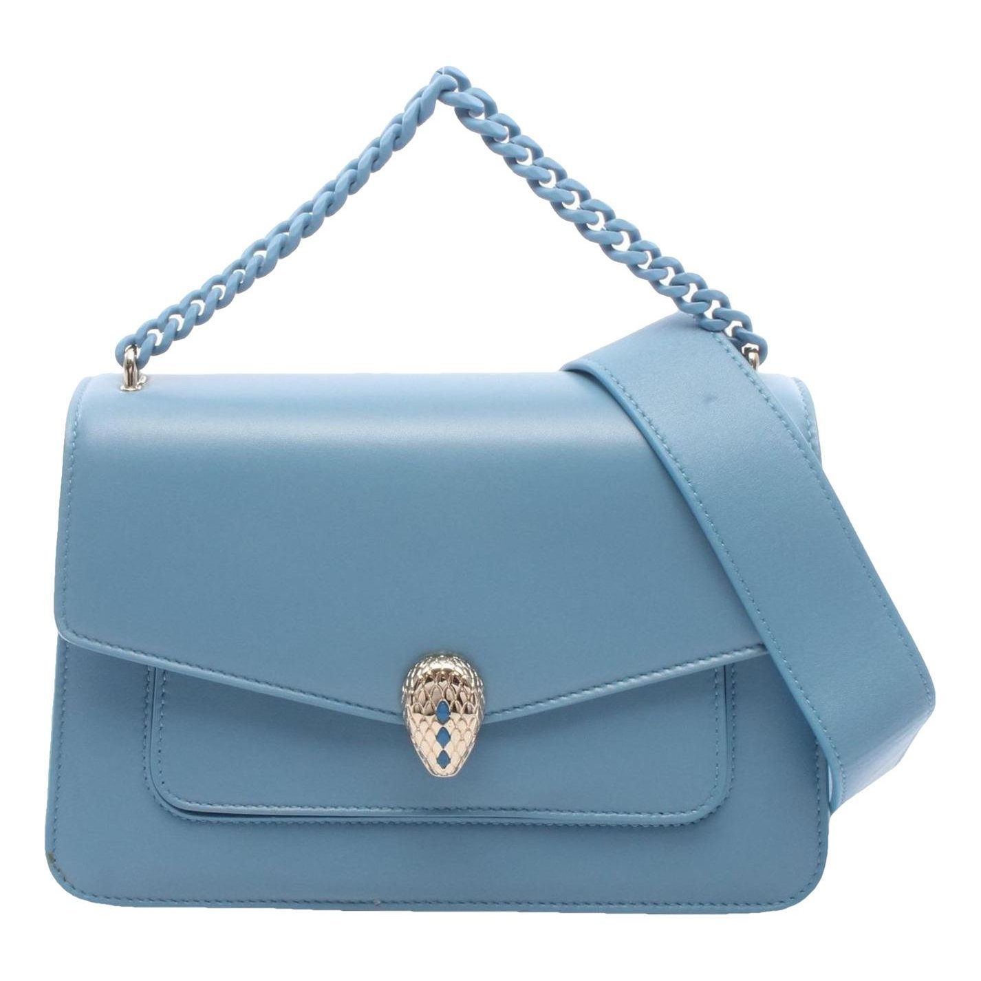 Serpenti leather handbag