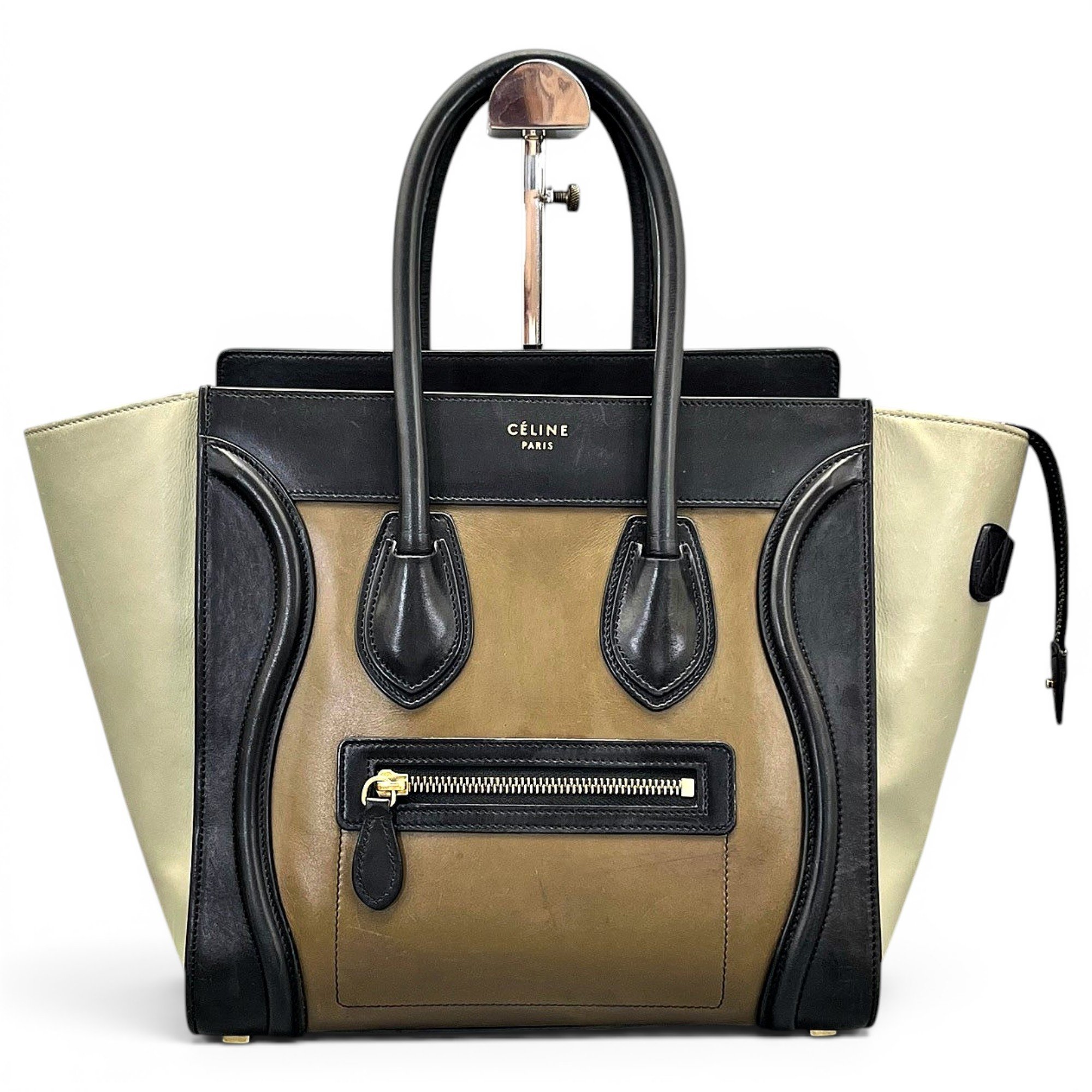Luggage leather handbag