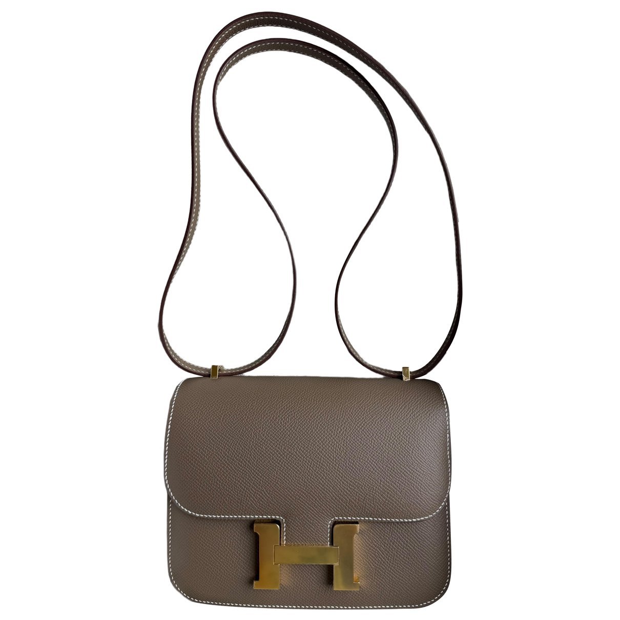 Constance leather crossbody bag