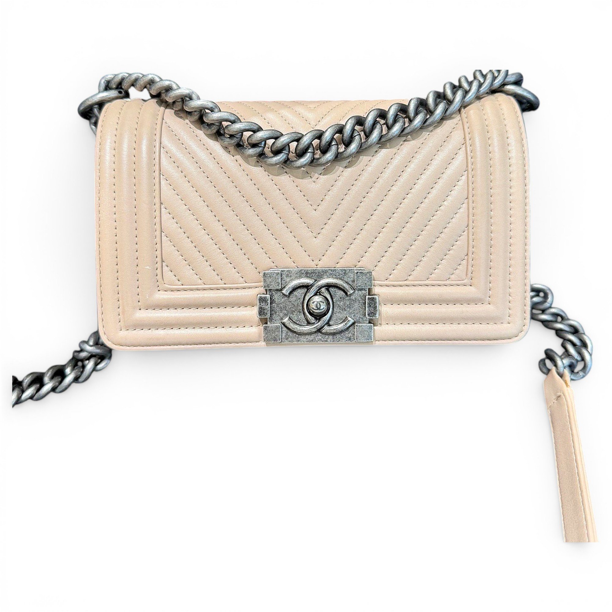 Boy leather crossbody bag
