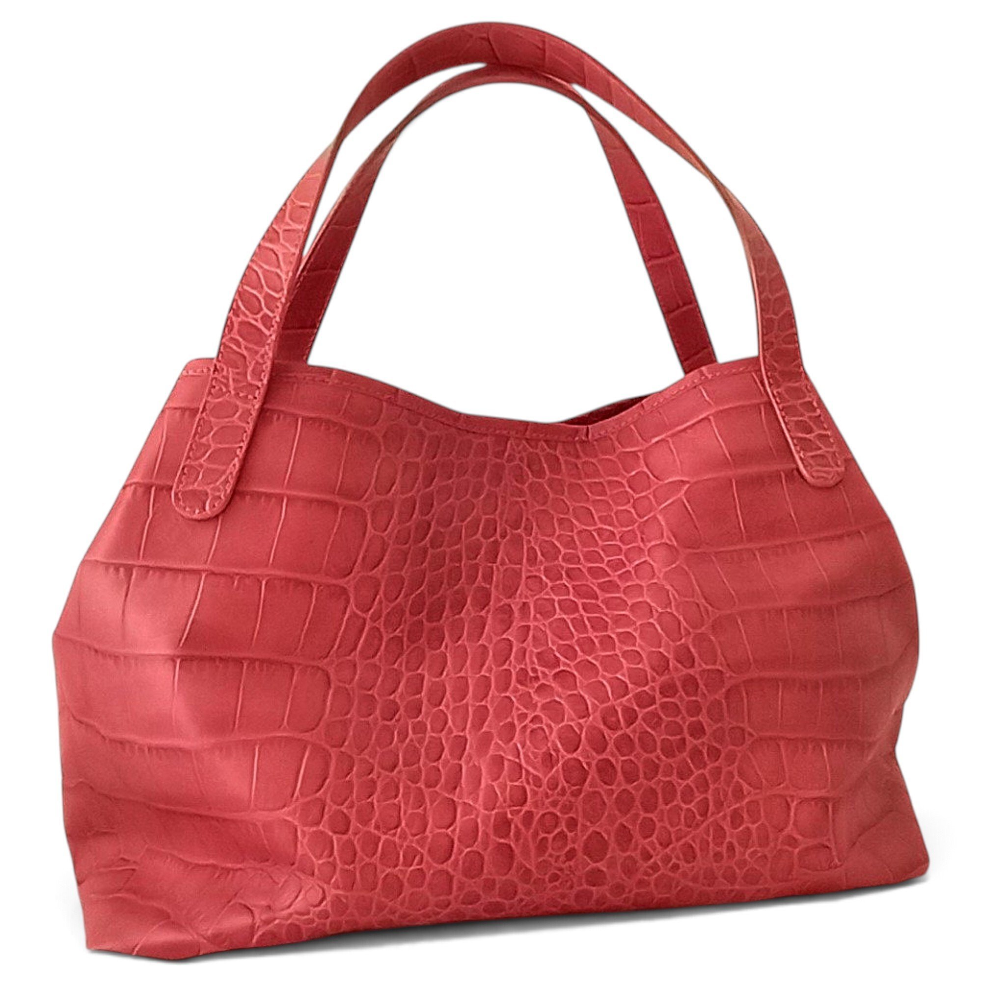 Marine leather tote