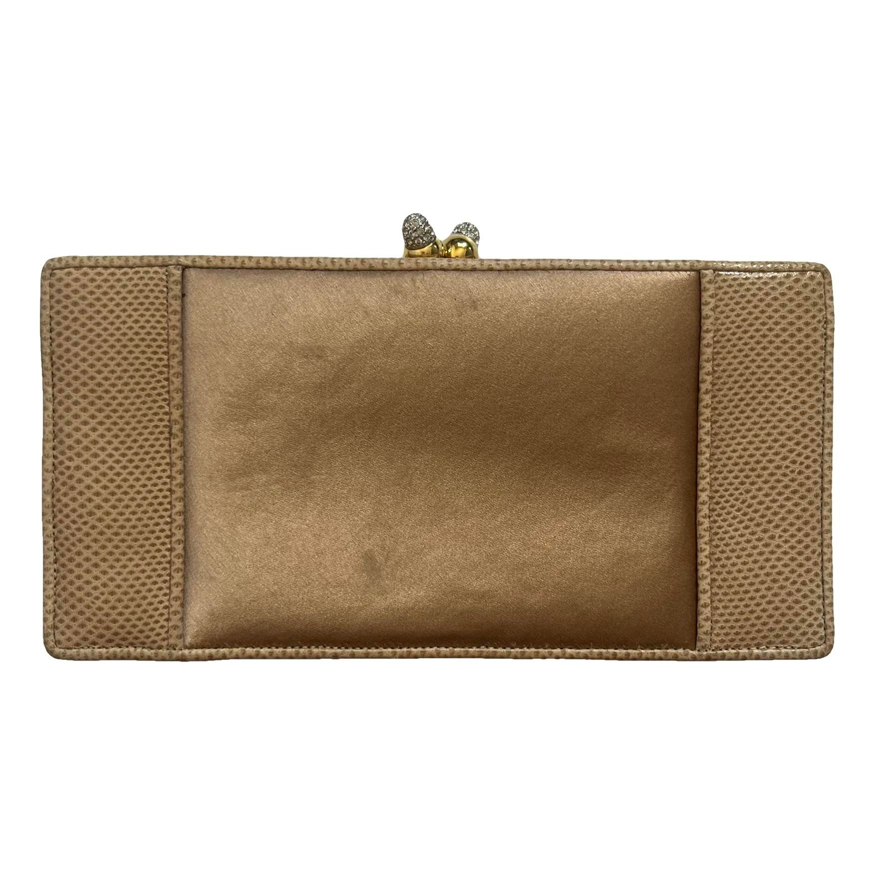 Silk clutch bag