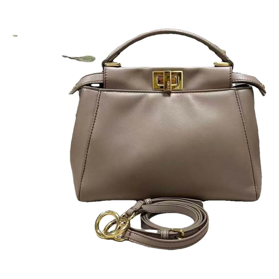 Peekaboo leather handbag