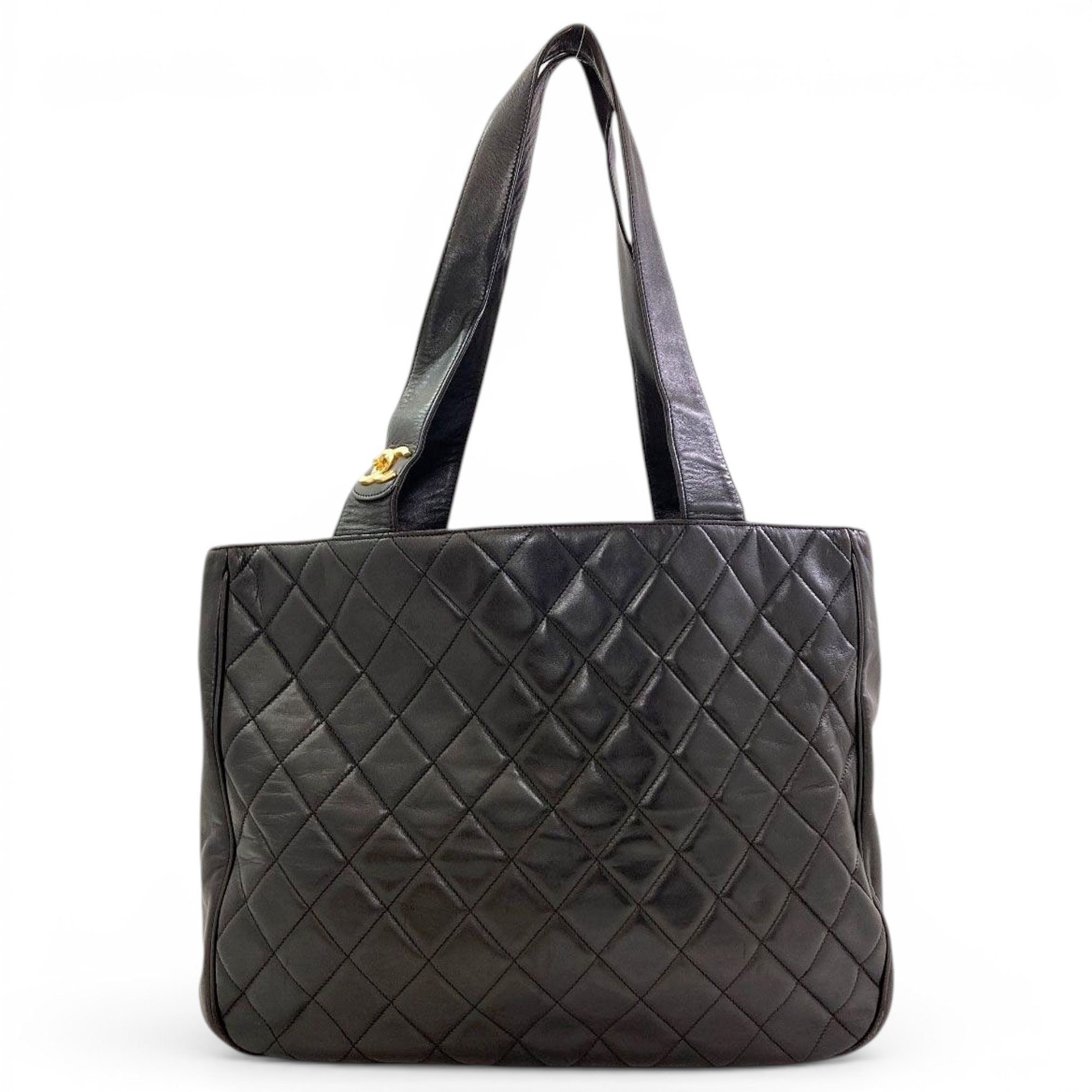 Leather tote