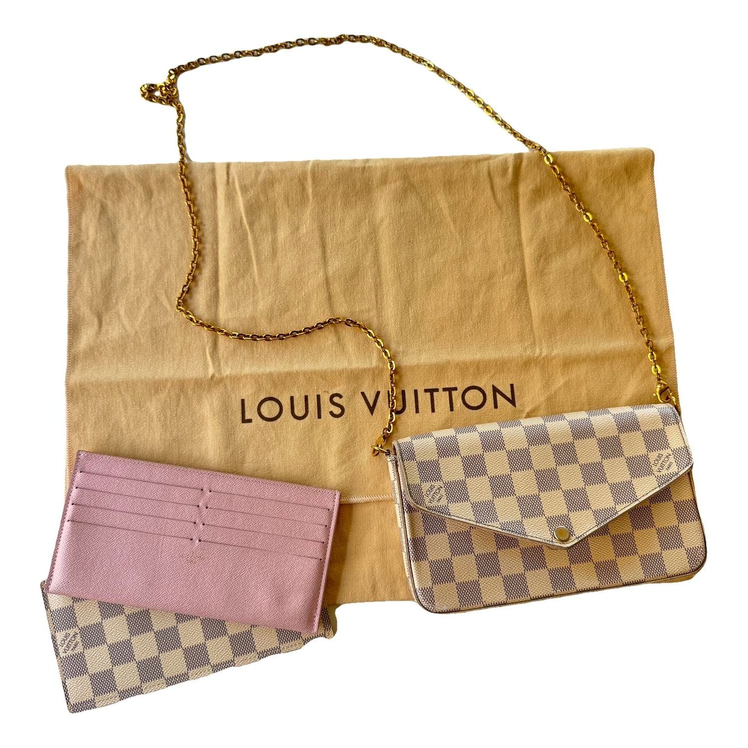 Louis Vuitton Félicie leather crossbody bag