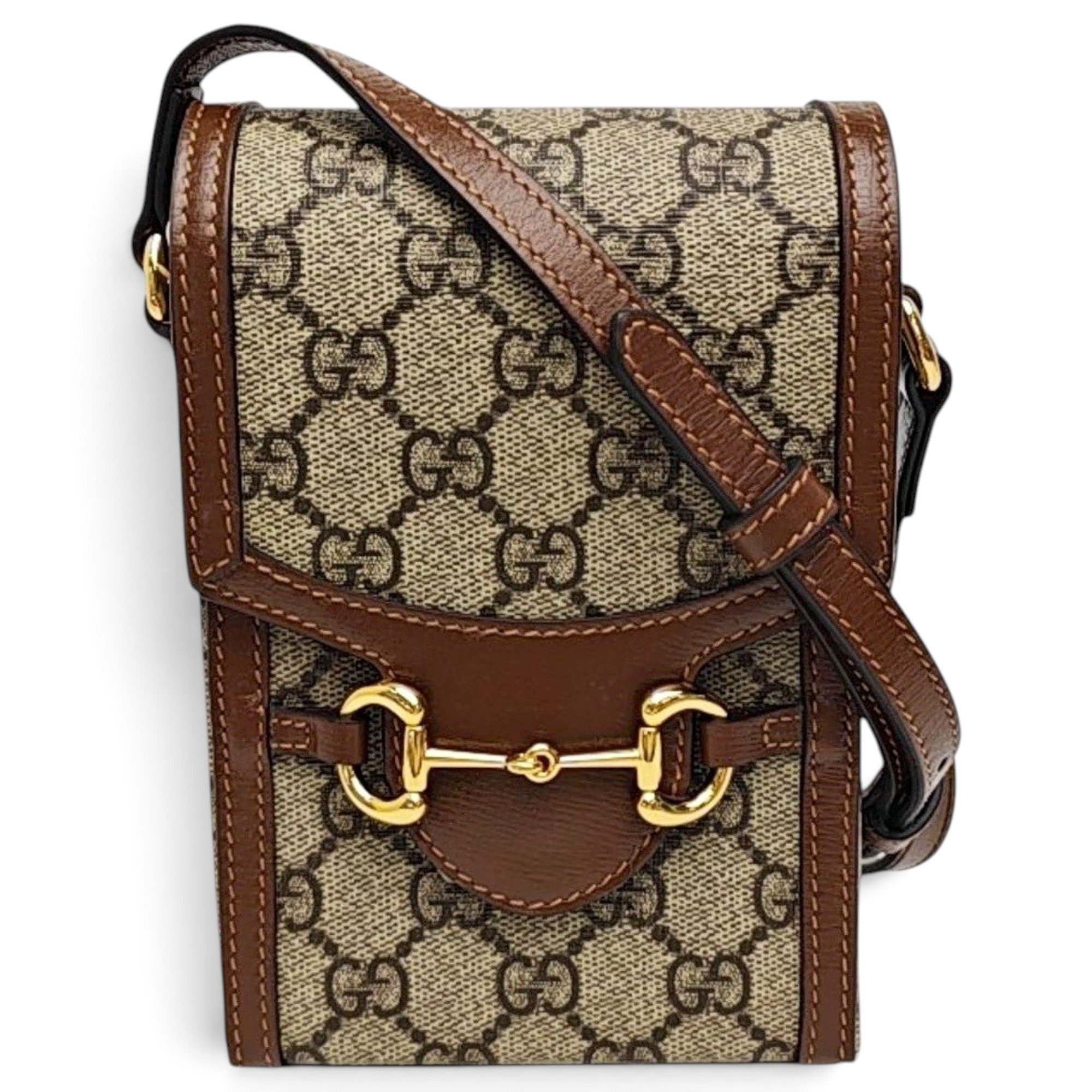 Handle Horsebit 1955 leather handbag