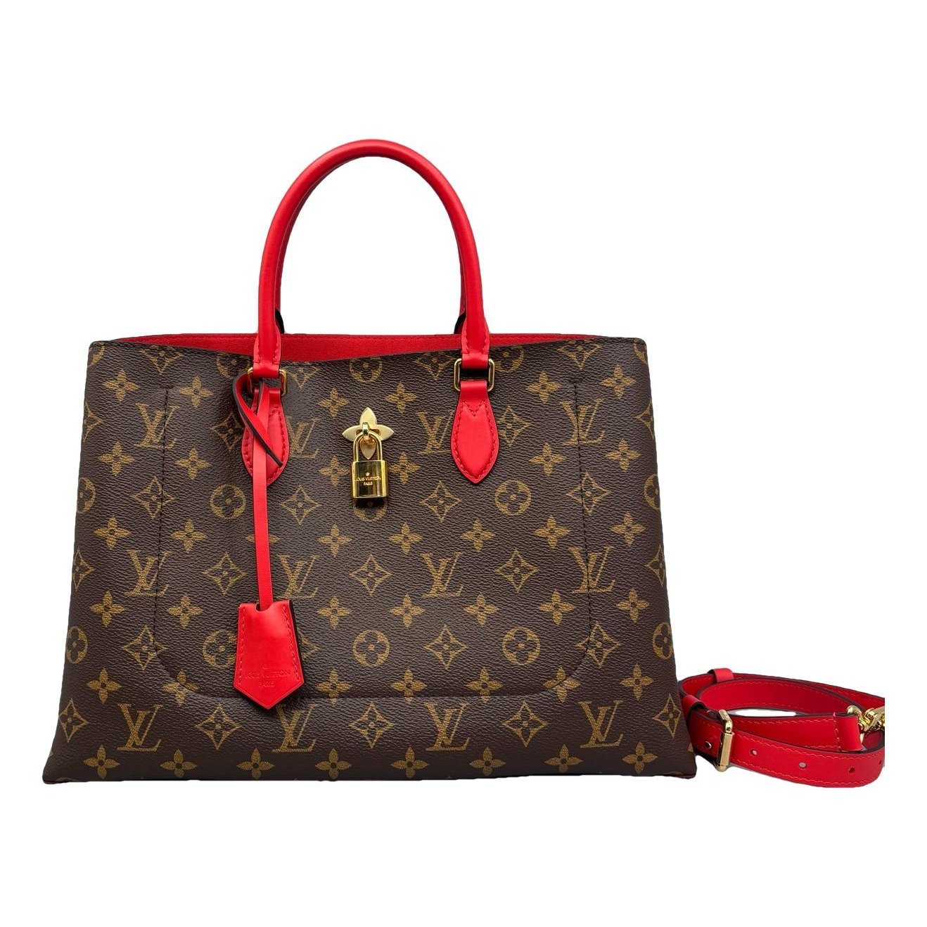 Flower Tote leather handbag