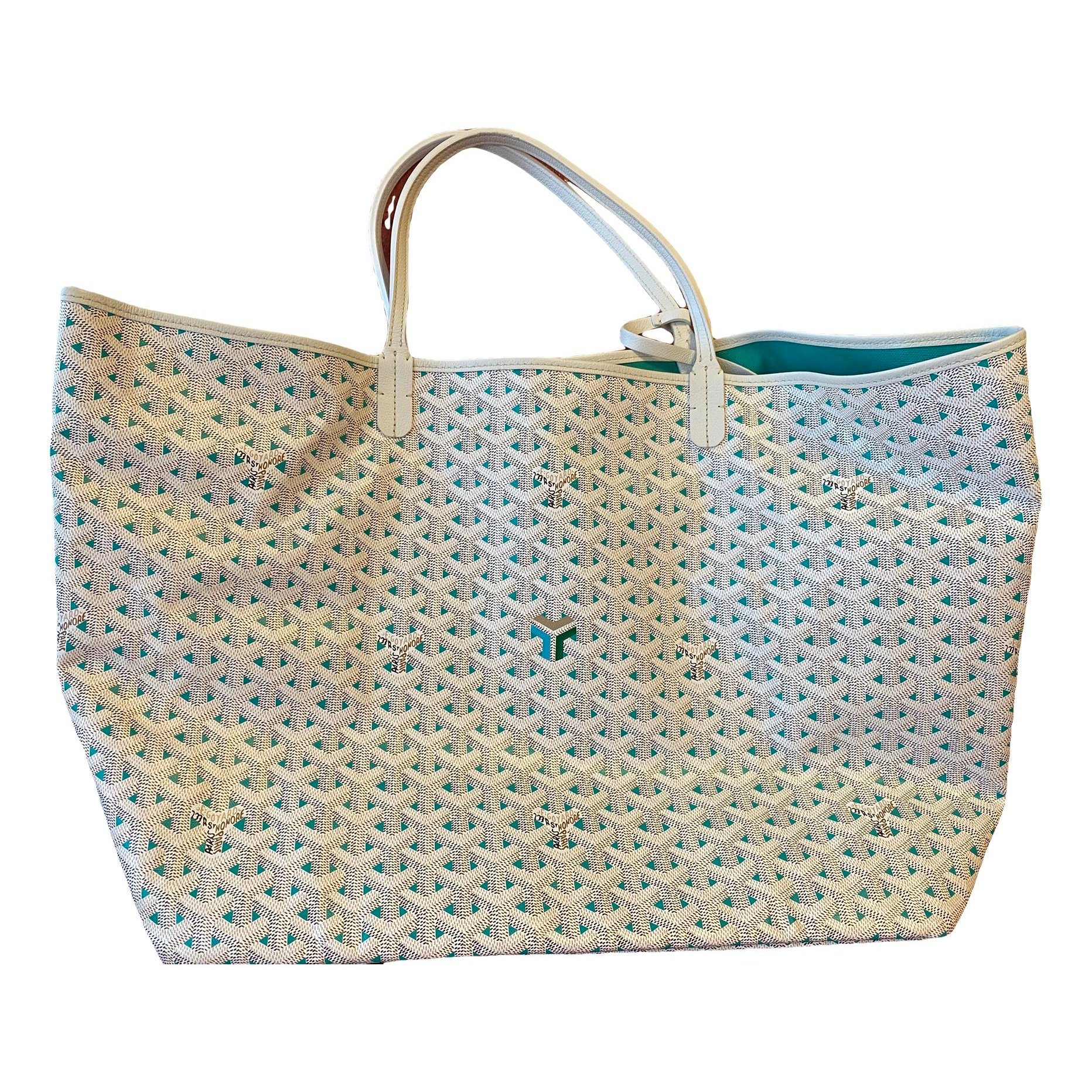 Goyard Saint-Louis leather tote