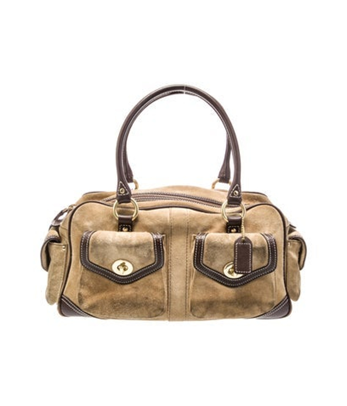 Coach Suede Shoulder Bag