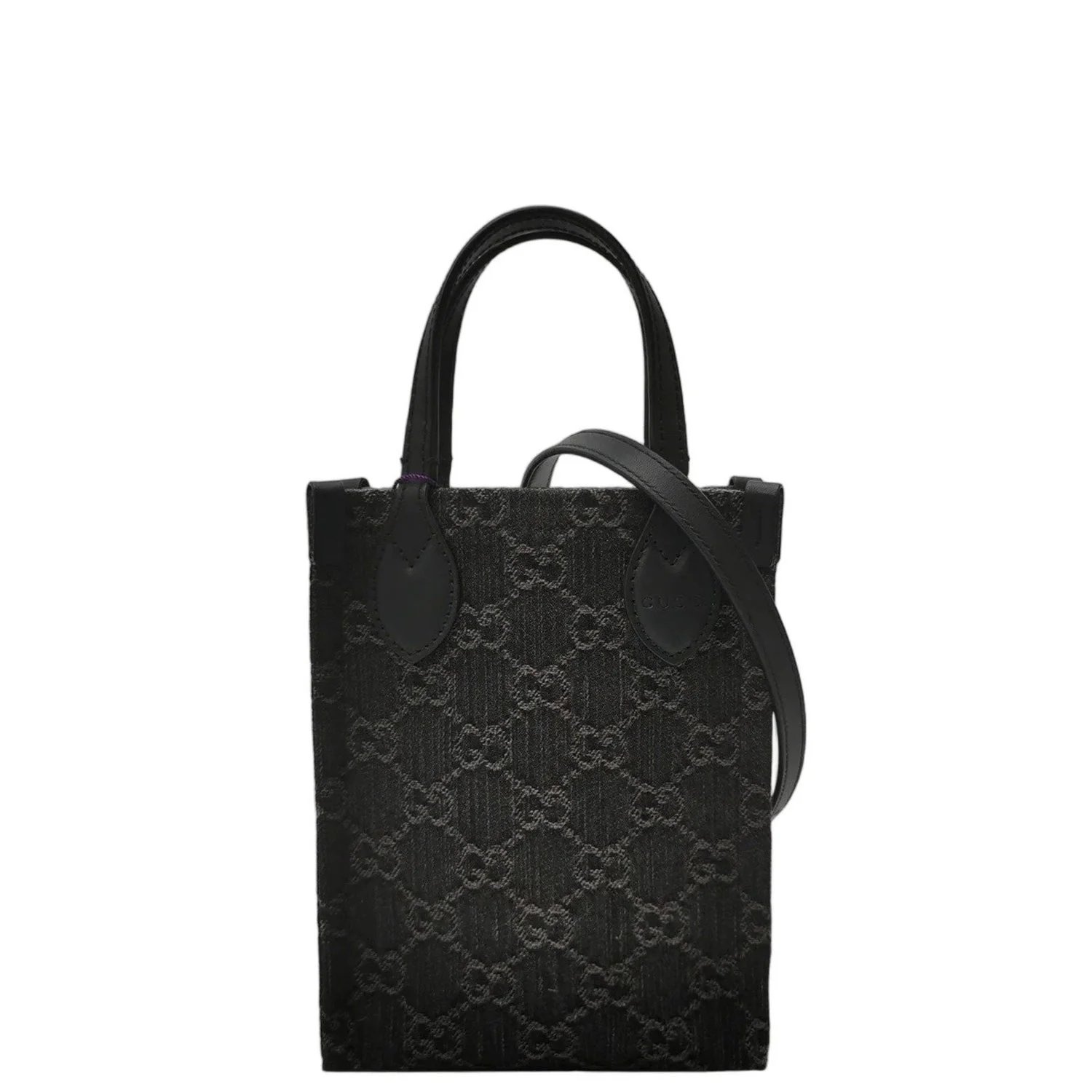 Denim Interlocking G Mini