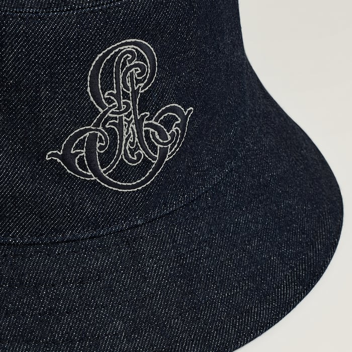 Indigo Harper Emile Hermès Bucket Hat
