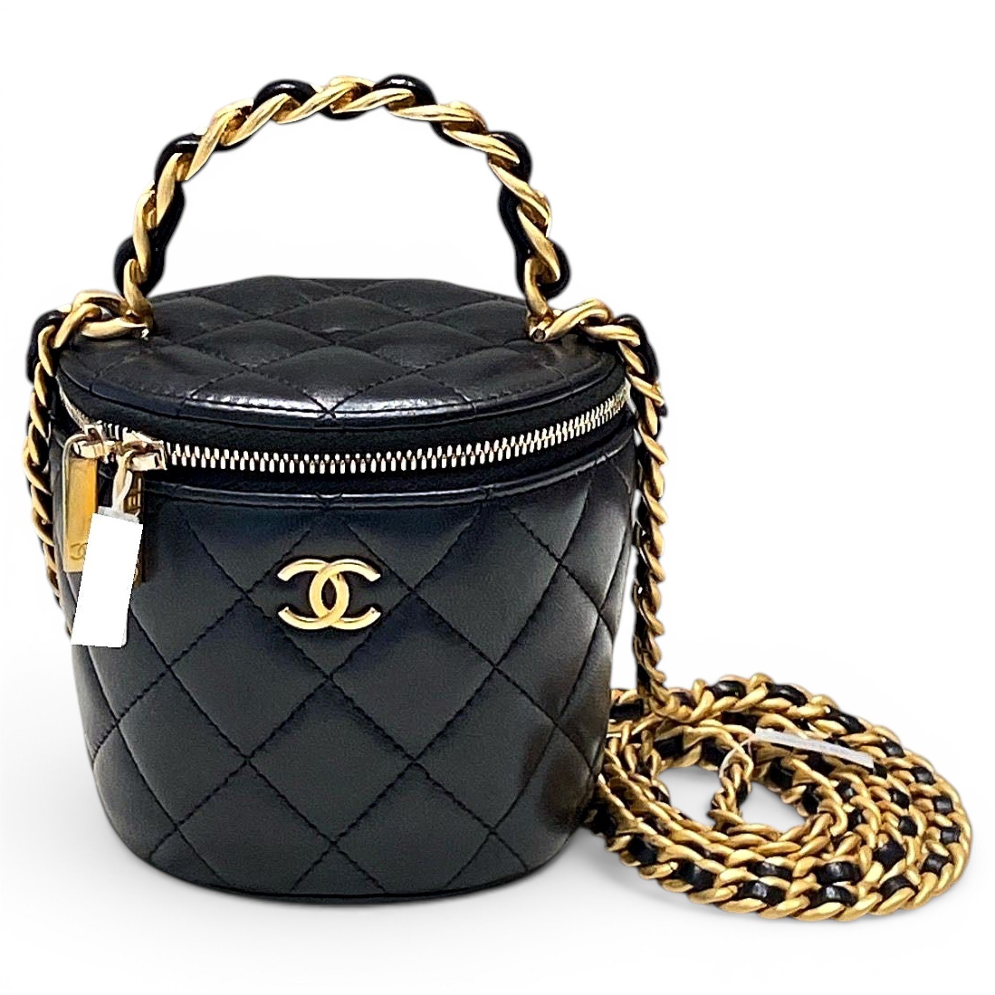 Trendy CC Vanity leather handbag