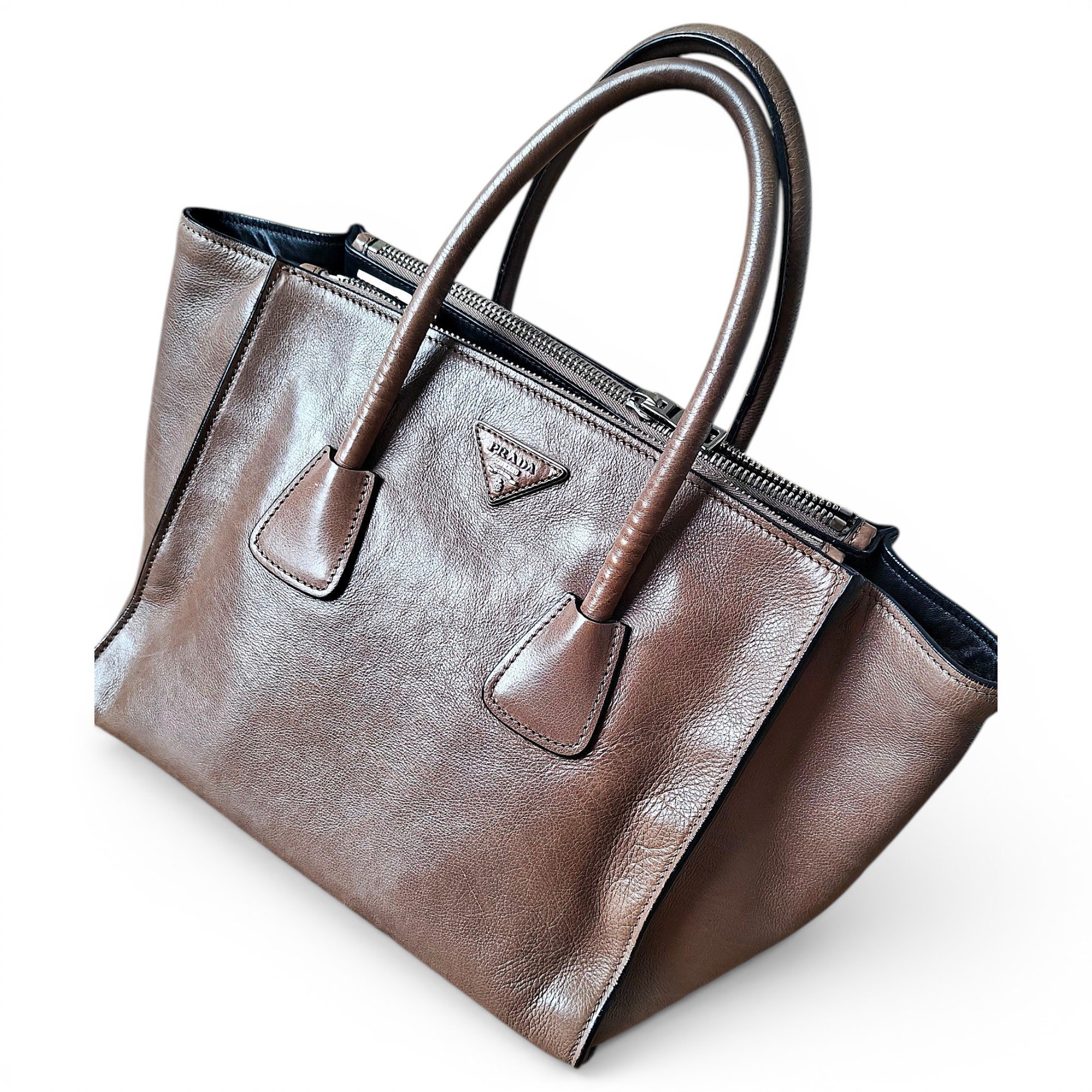 Prada Paradigme leather tote