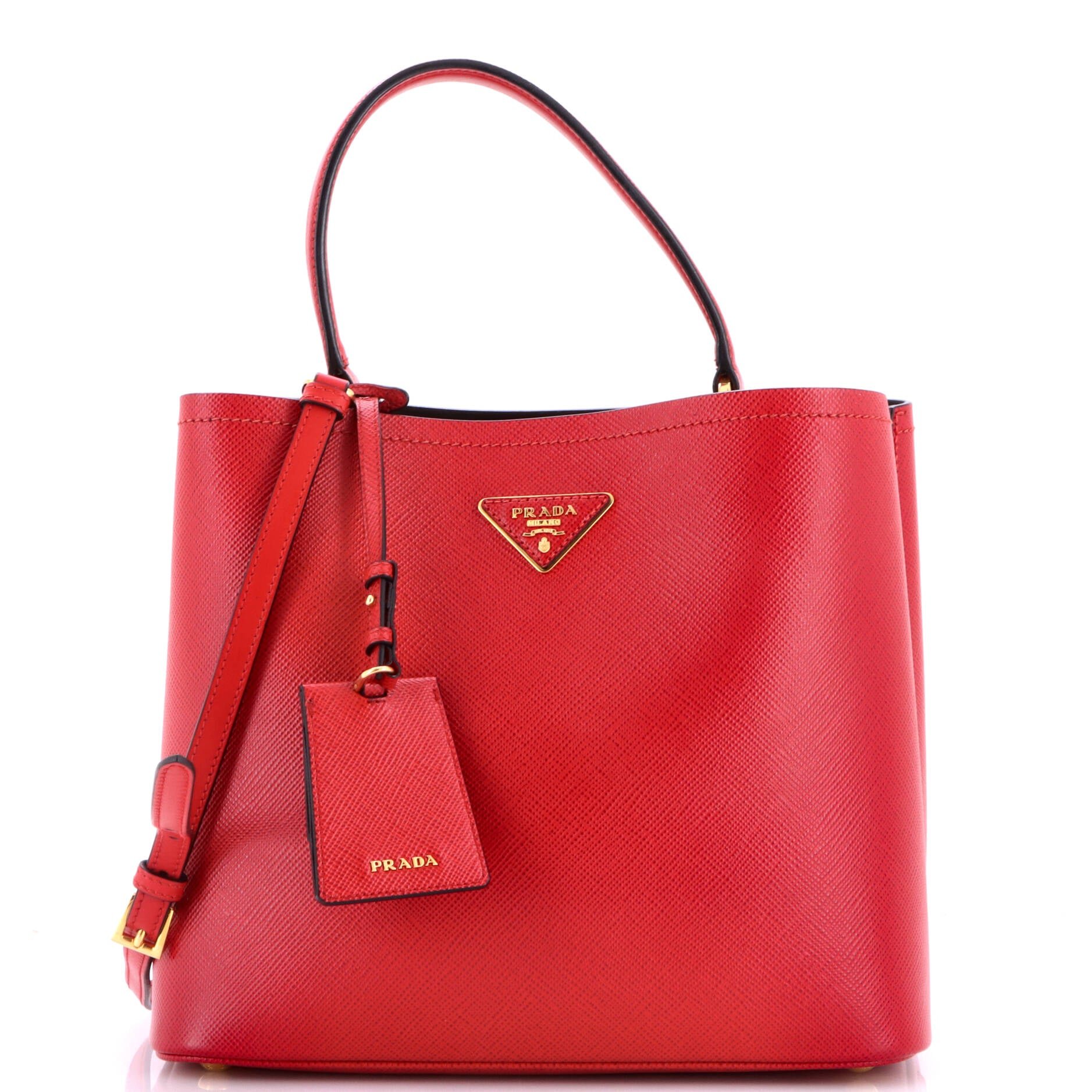 Panier Bucket Bag Saffiano Leather Large