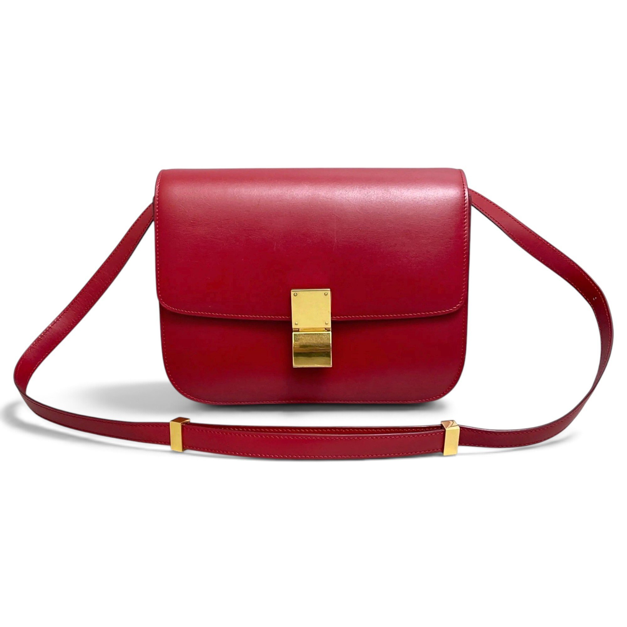 Classic leather handbag