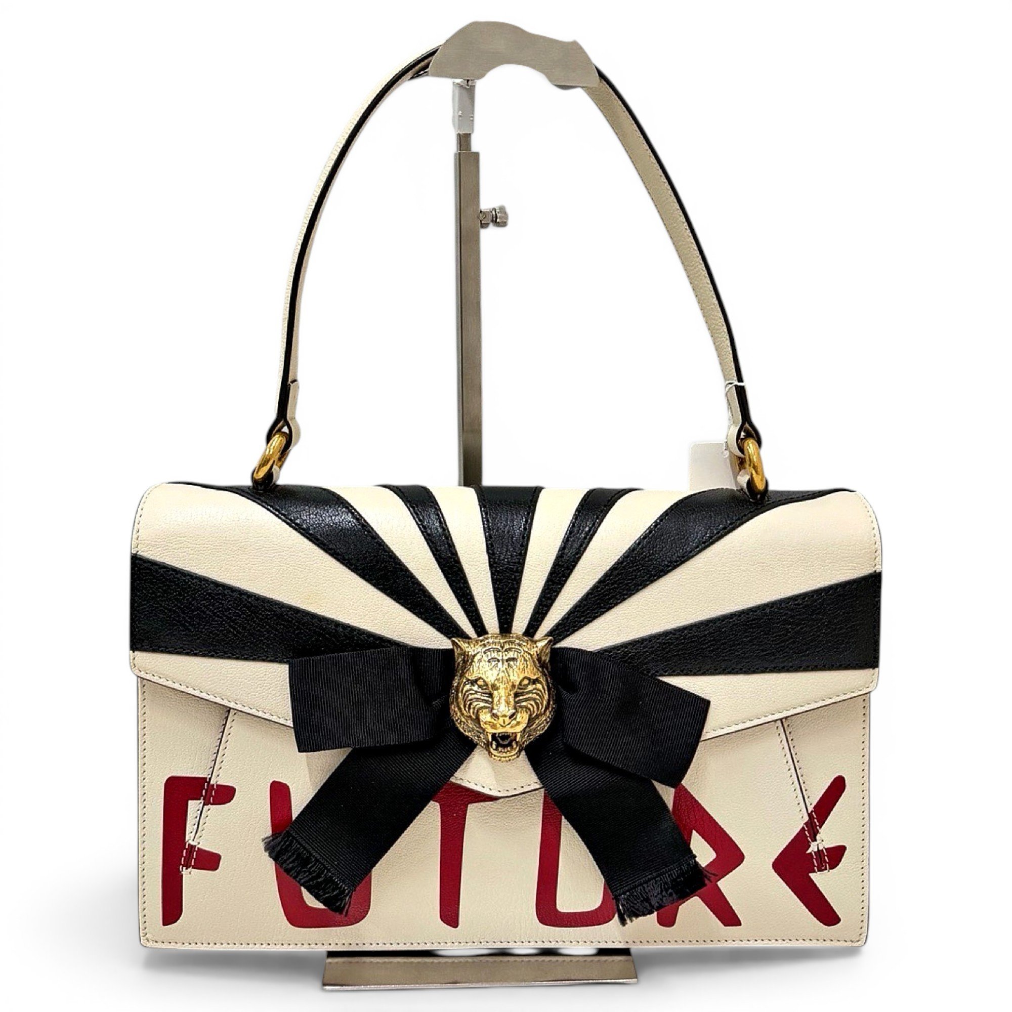 Animalier leather handbag