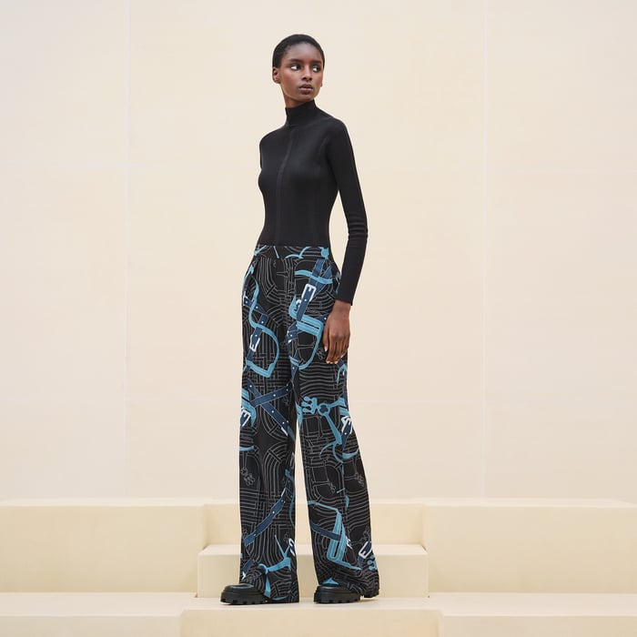 Noir "Mors a Jouets Detoure" Pants