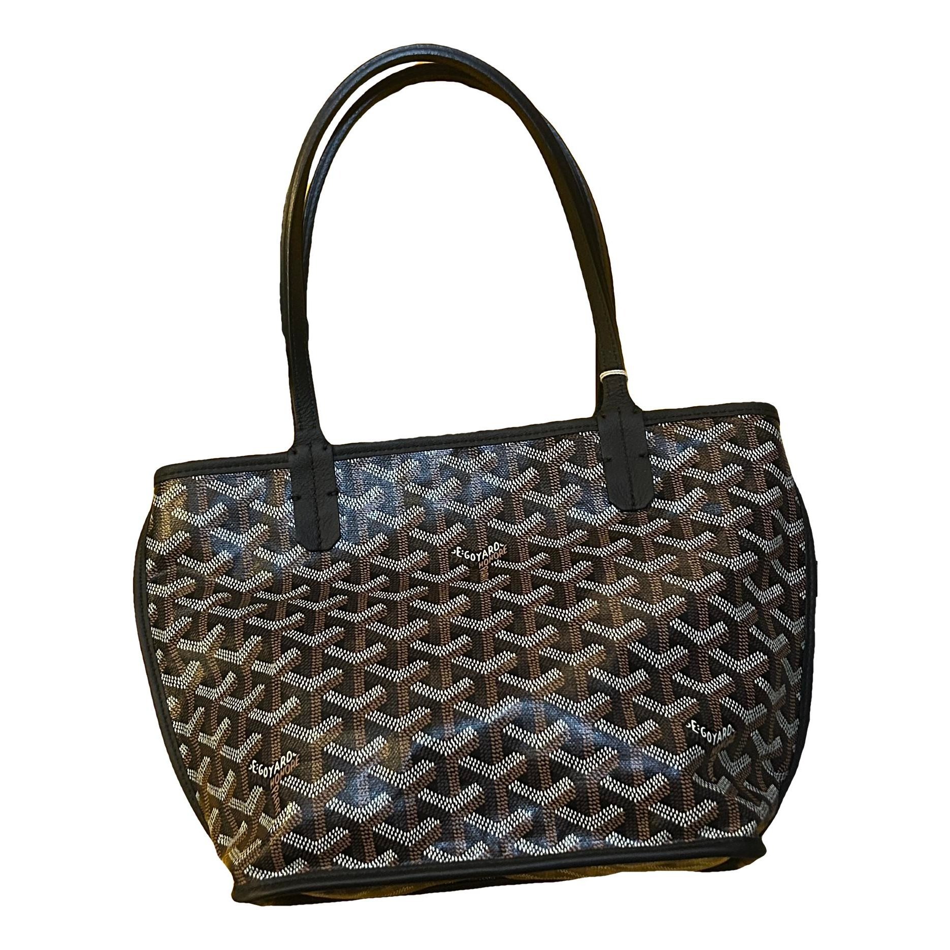 Goyard Anjou leather handbag