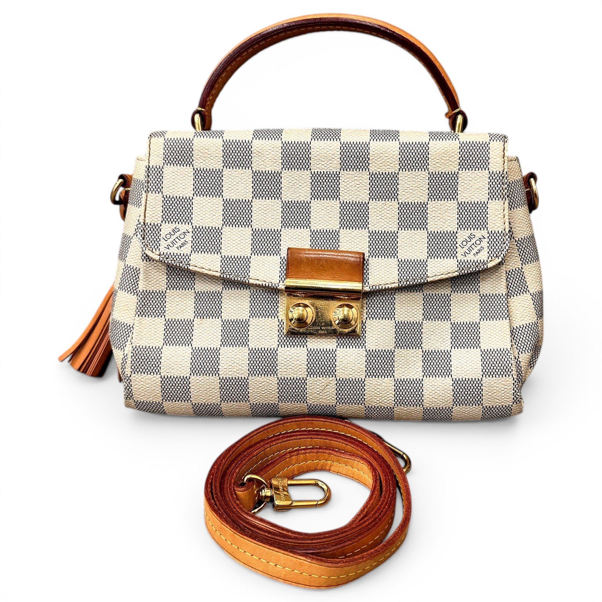 Croisette leather handbag