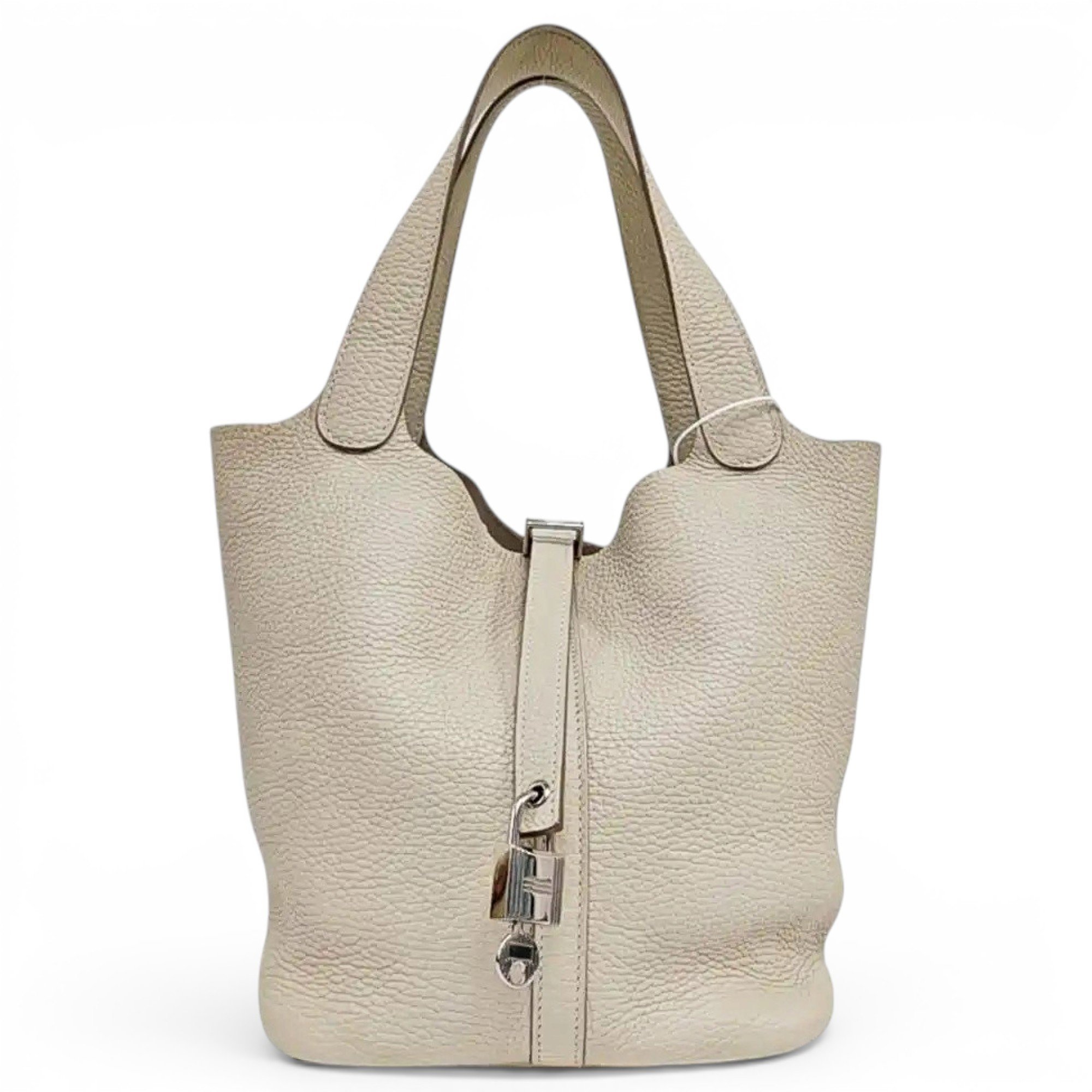 Picotin leather handbag