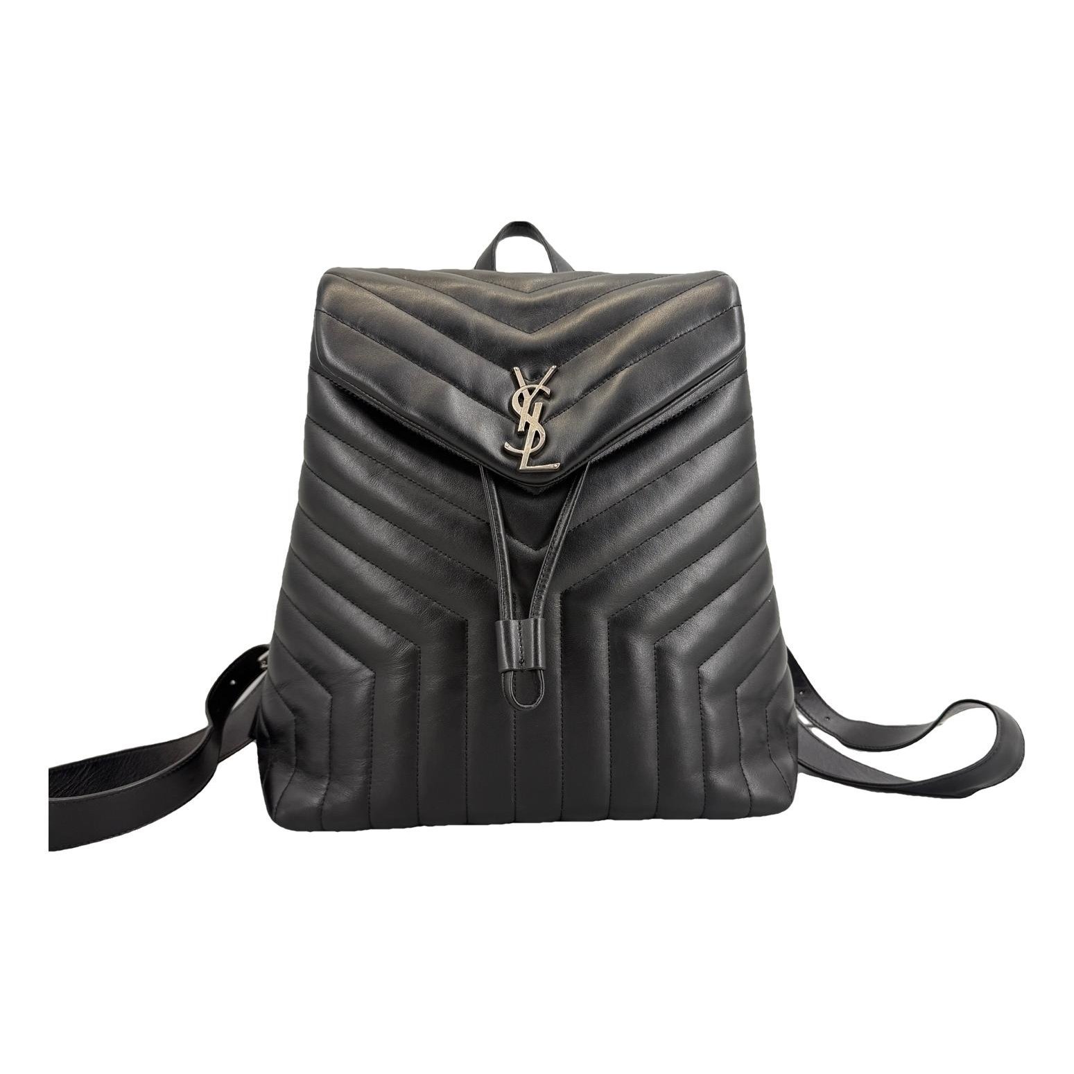 Loulou leather backpack