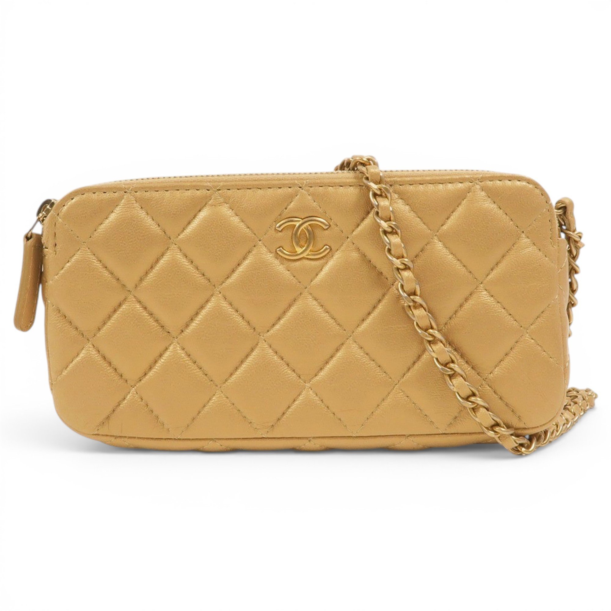 Boy leather clutch bag