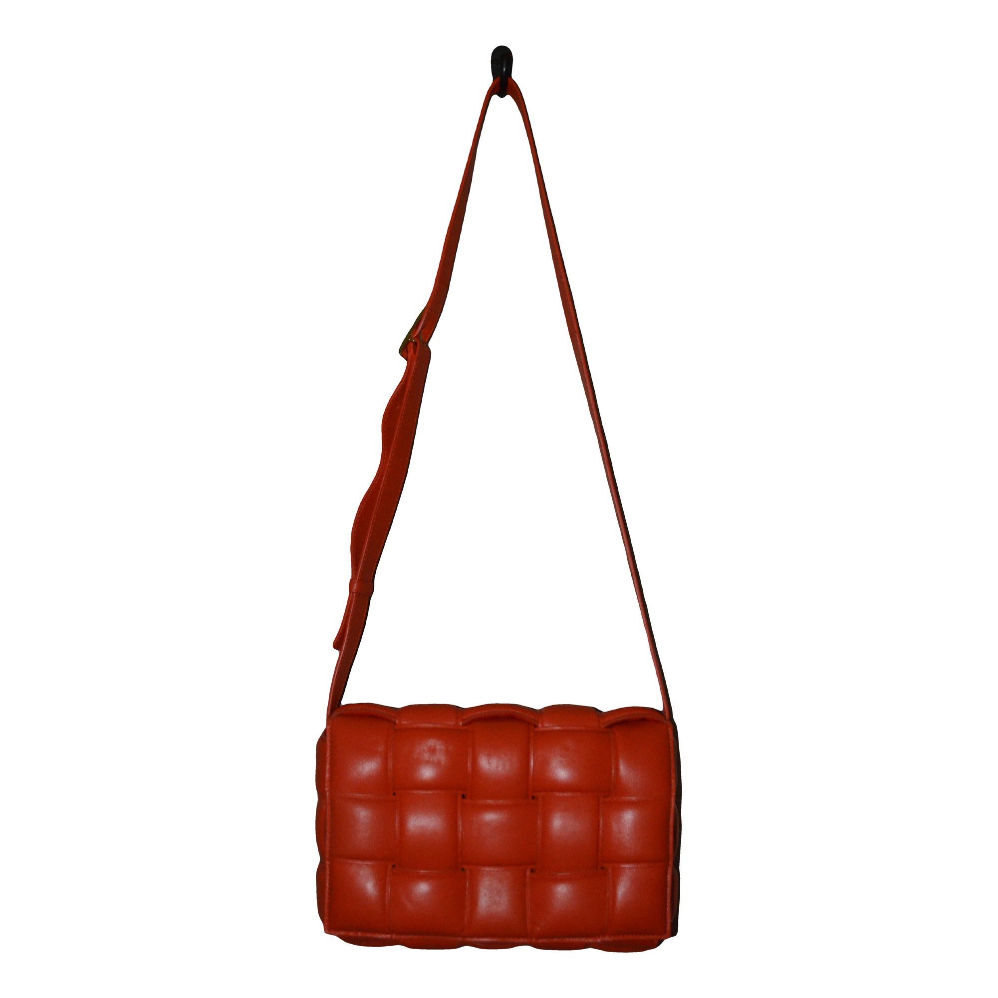 Cassette Padded leather handbag