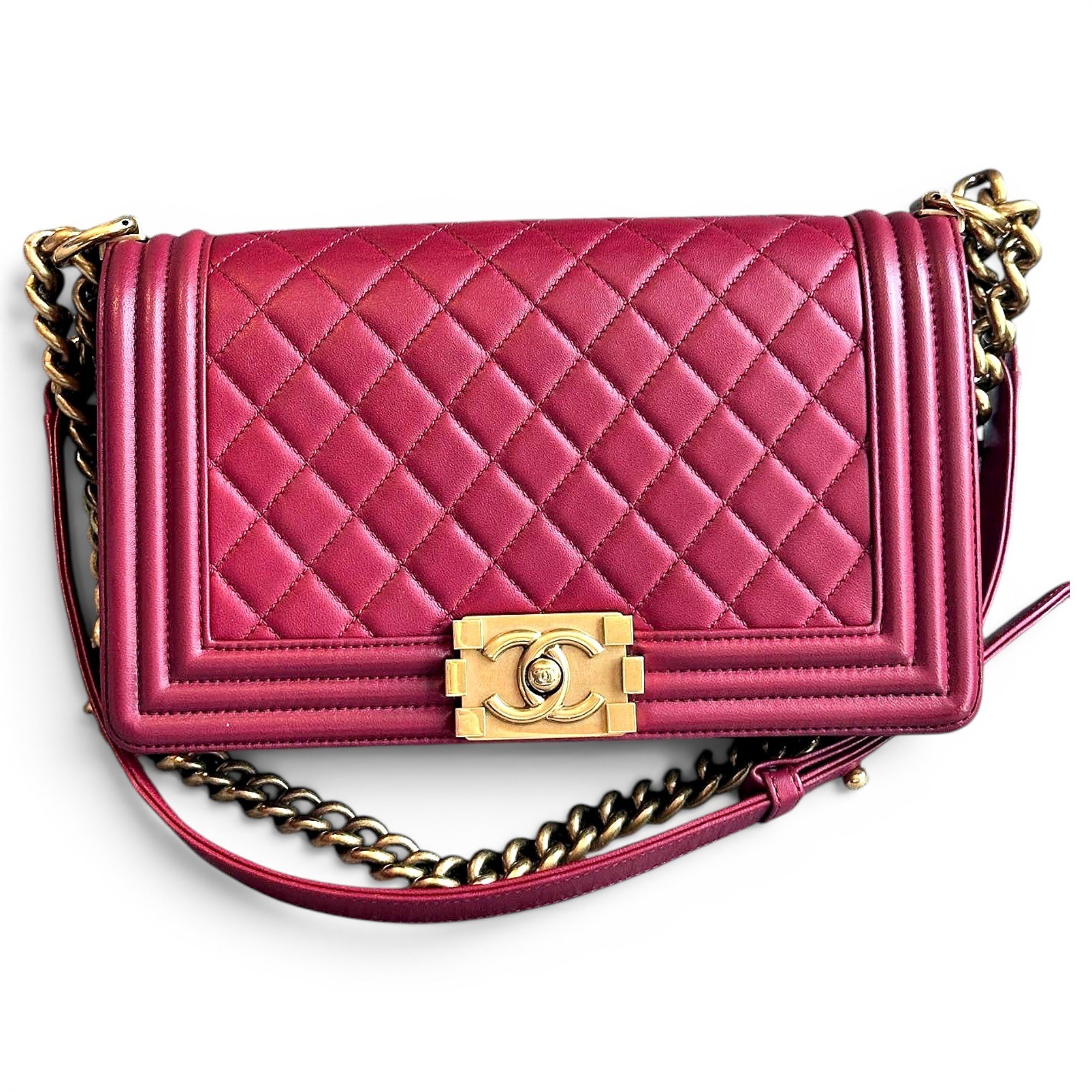 Chanel Boy leather crossbody bag