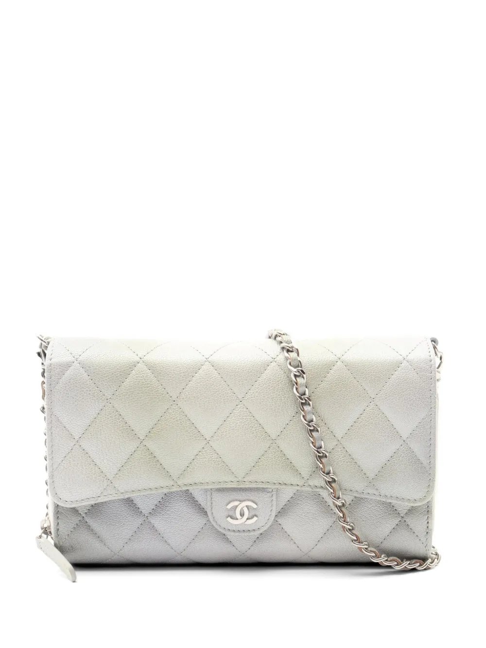Chanel 2010s Matelassé Caviar leather shoulder bag