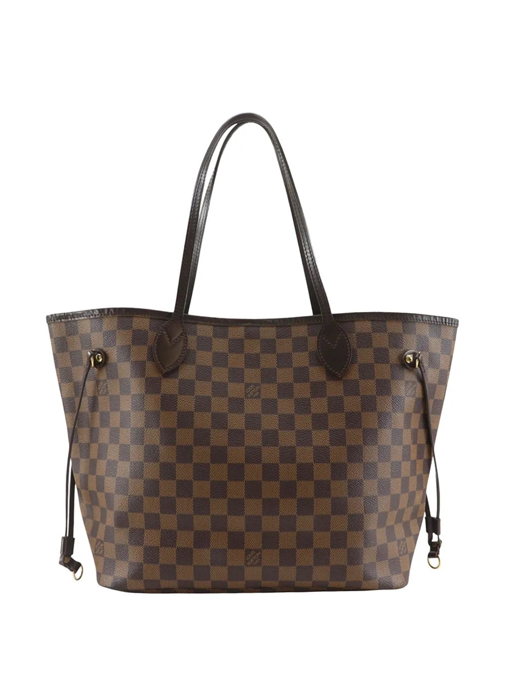 2012 Damier Ebene Neverfull MM tote bag