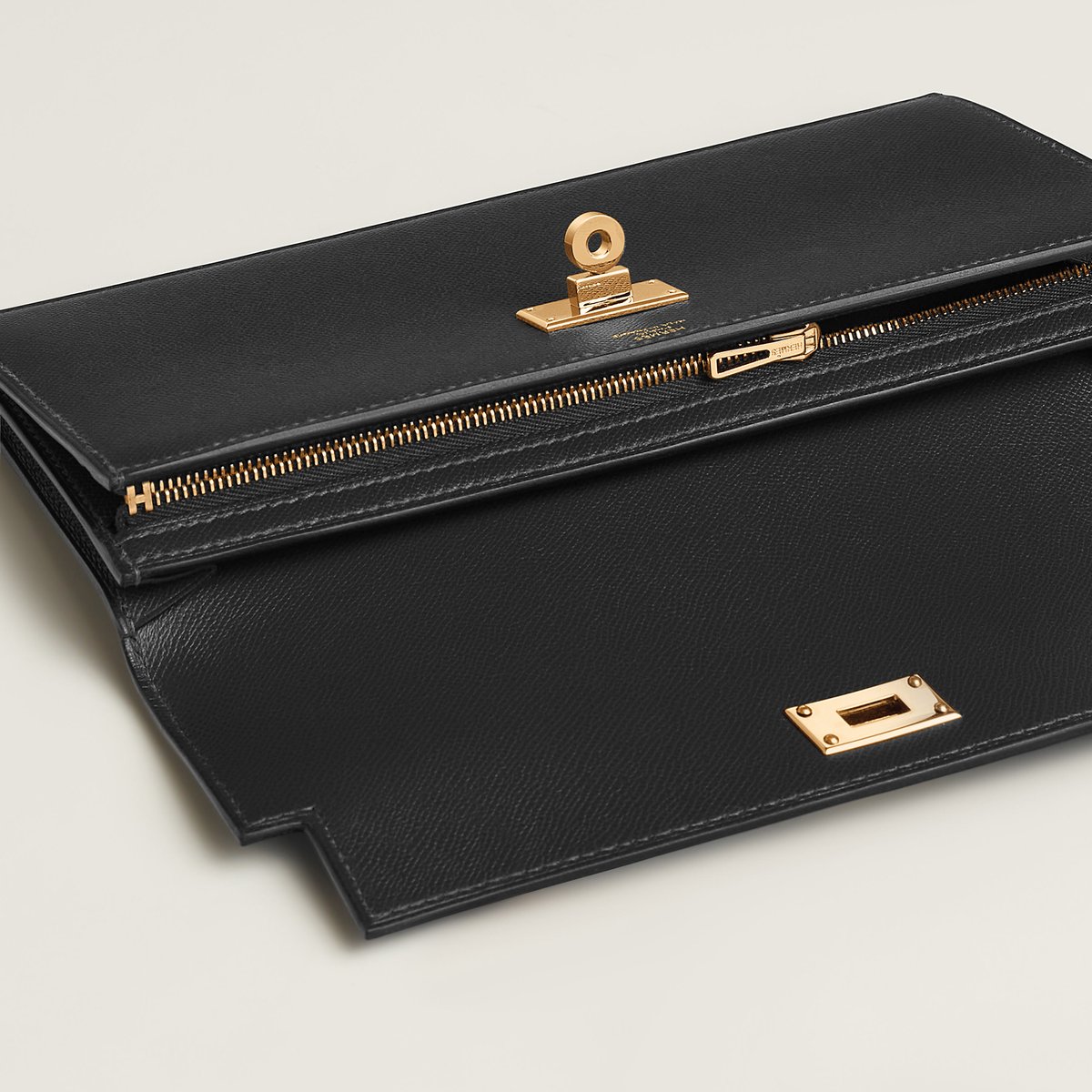 Noir Kelly Pocket Long Wallet