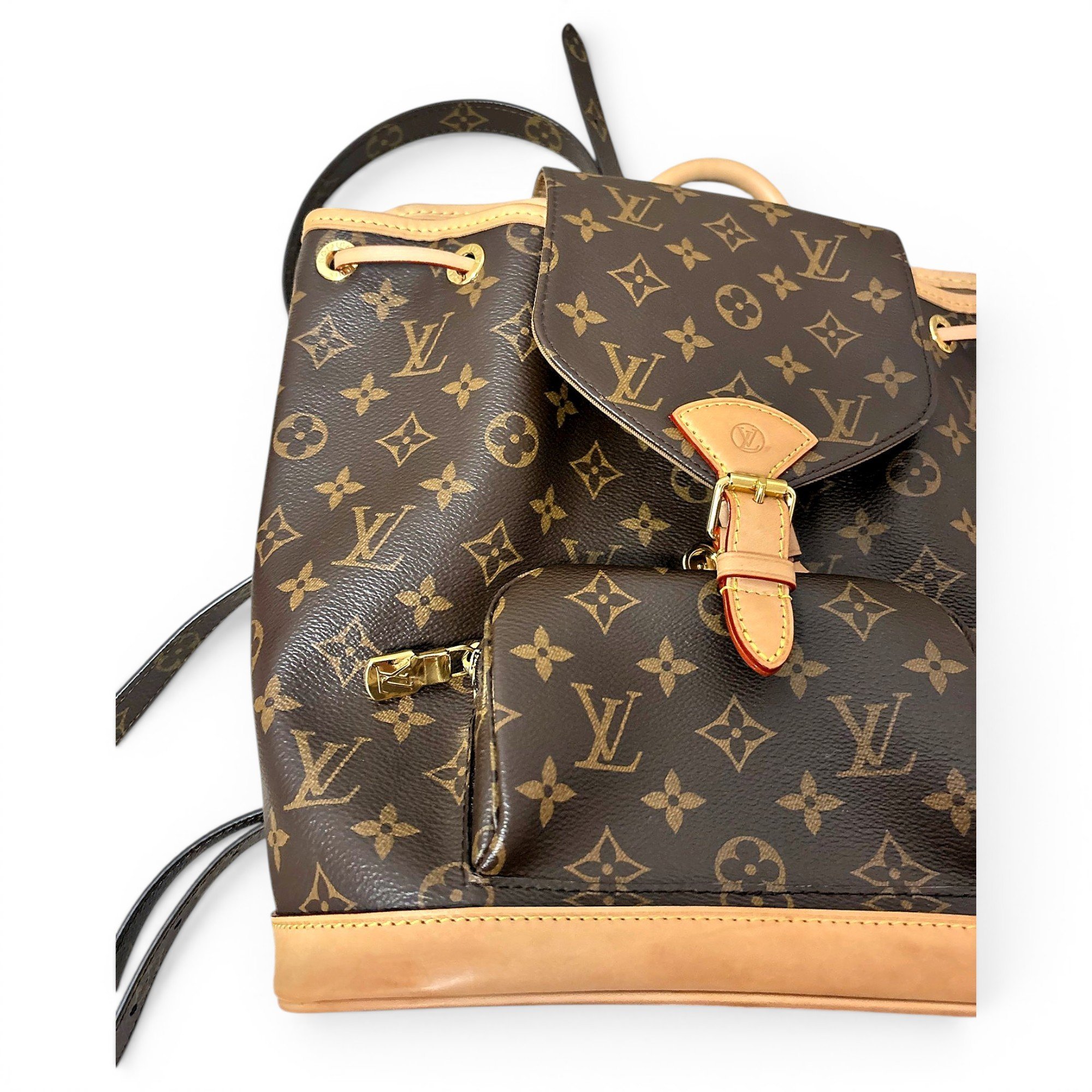 Leather backpack