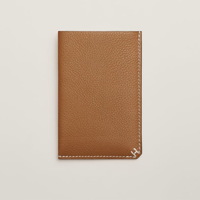 Gold H Sellier Card Holder