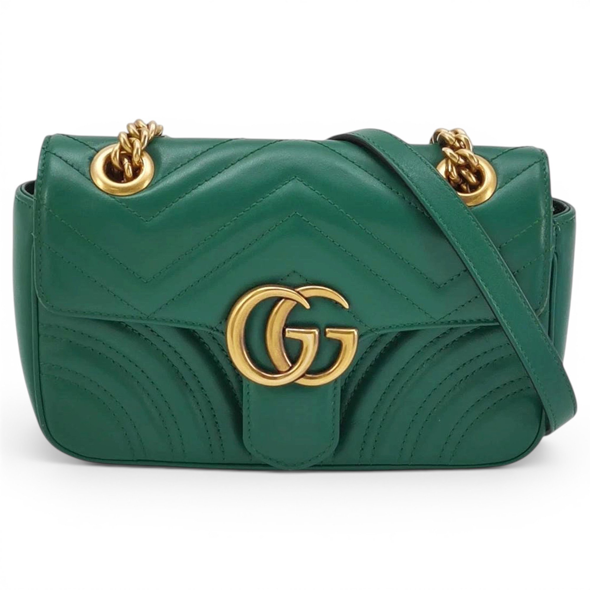 GG Marmont Flap leather handbag
