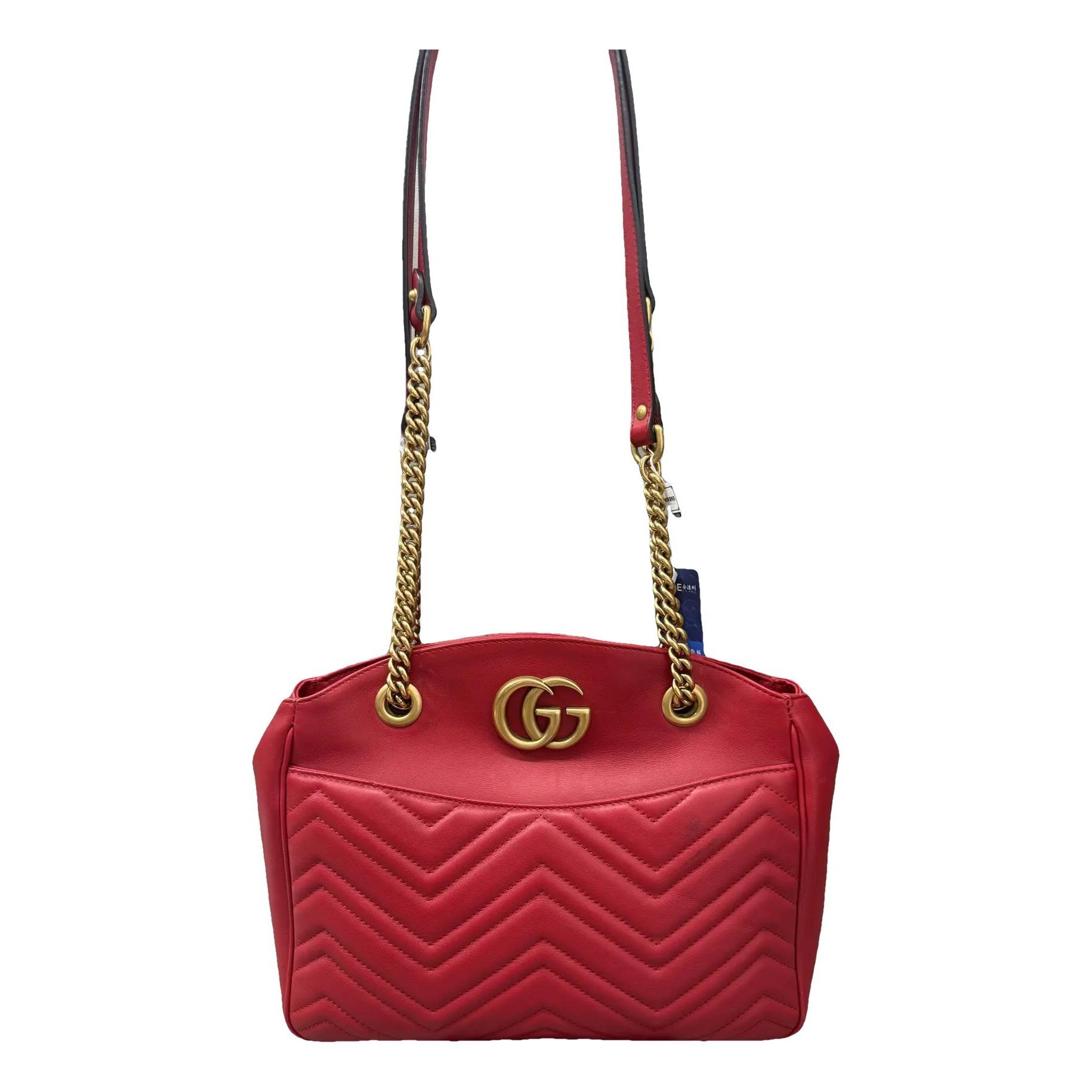 GG Marmont Chain Matelasse leather handbag