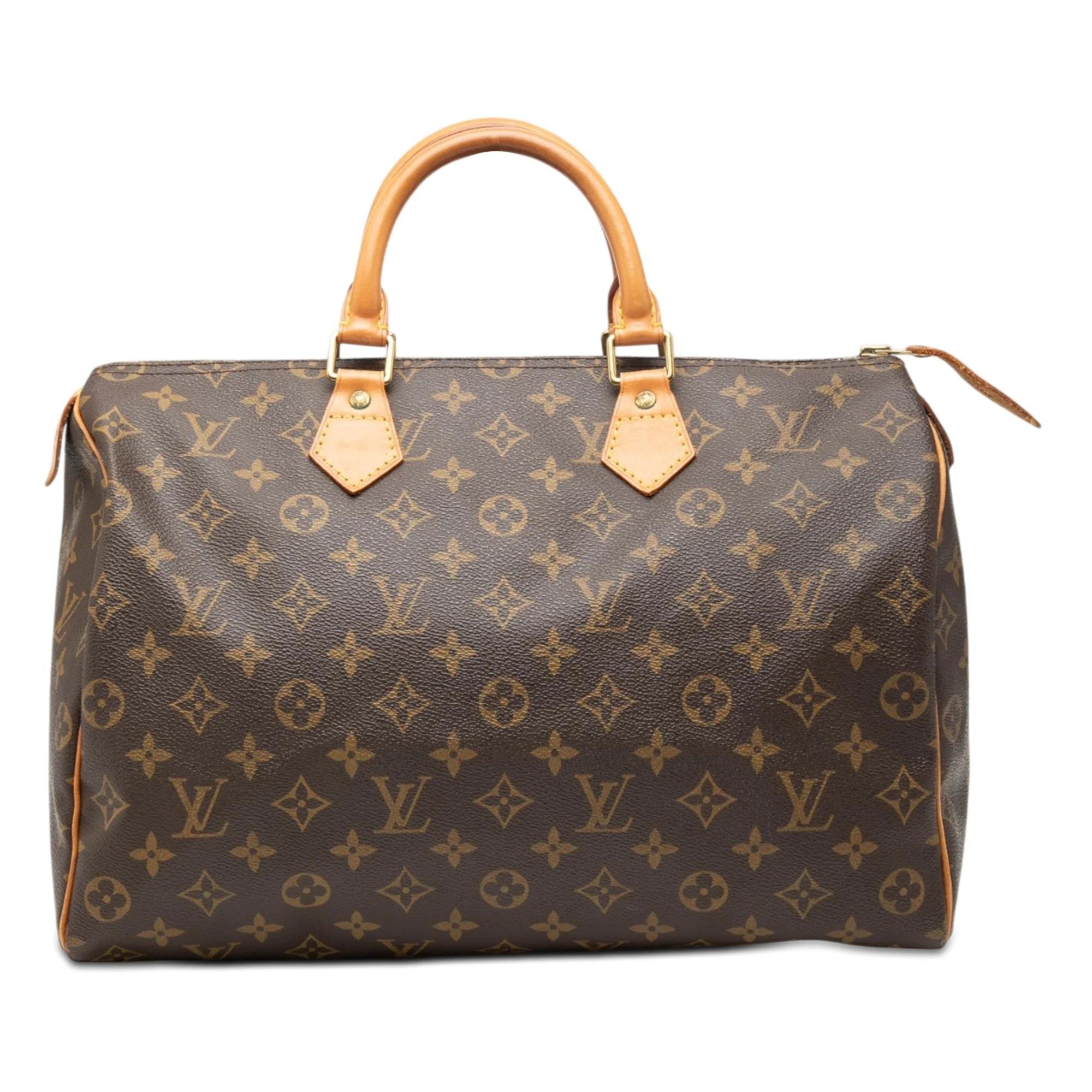 Speedy leather bag