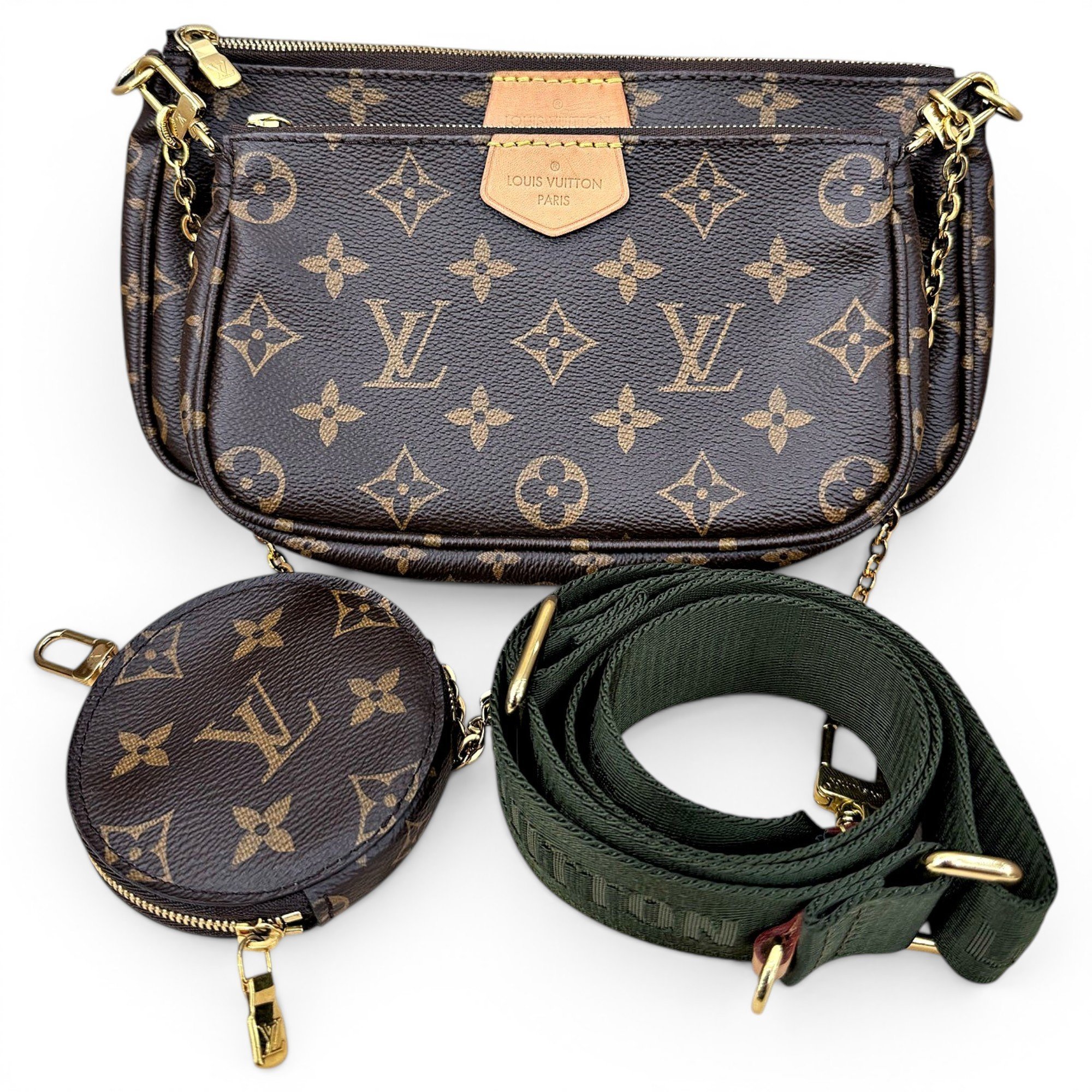 Multi Pochette Accessoires leather crossbody bag