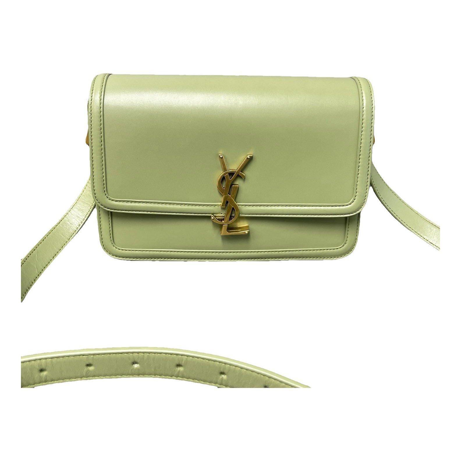 Solférino leather handbag