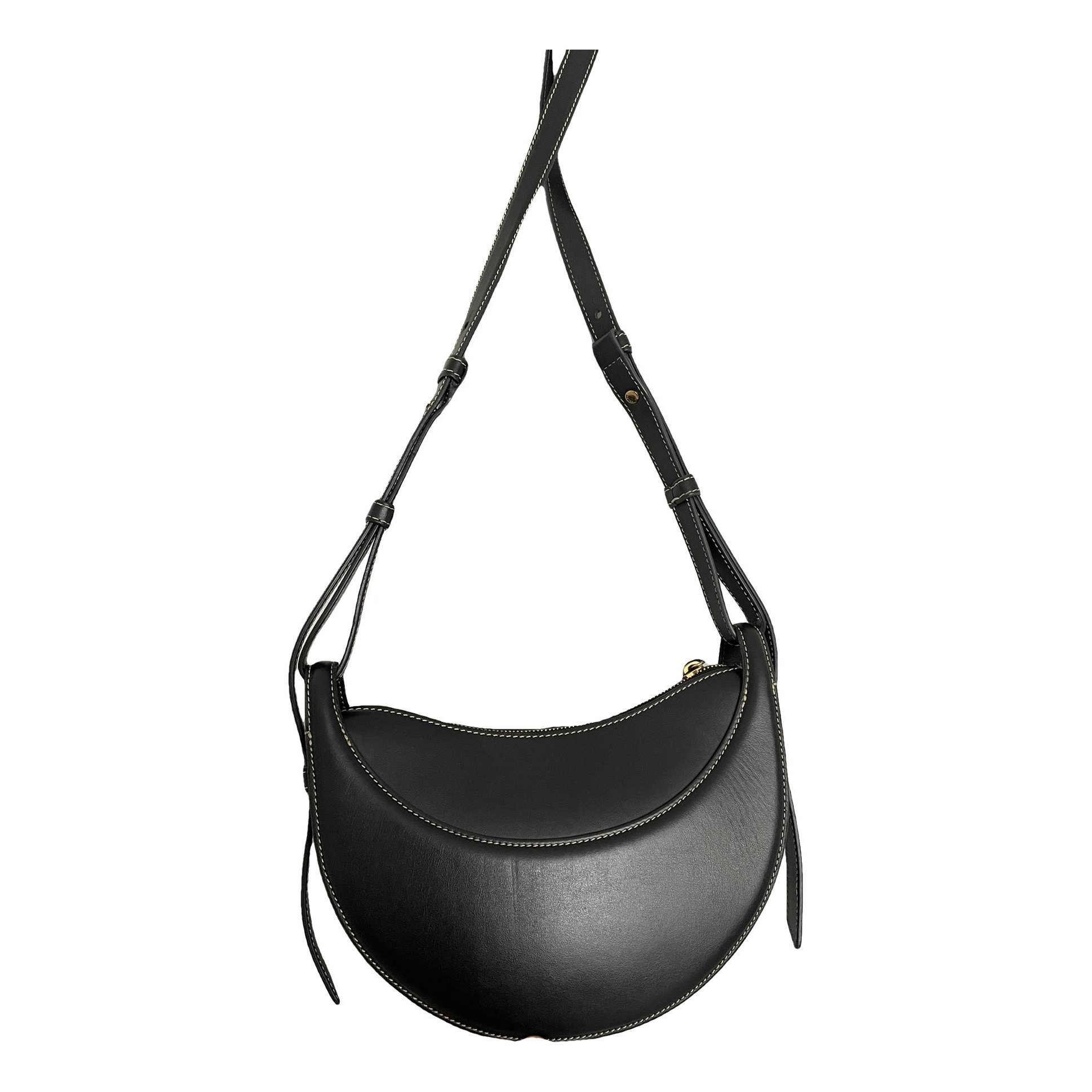 Numéro Dix leather crossbody bag