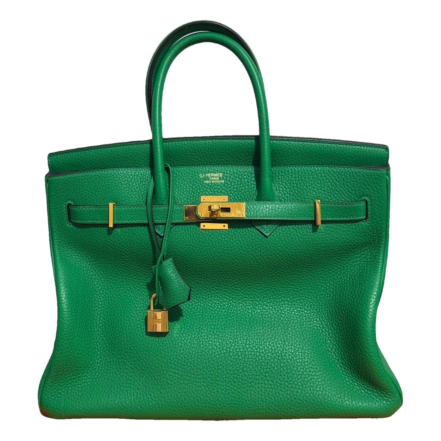 Birkin 35 leather handbag