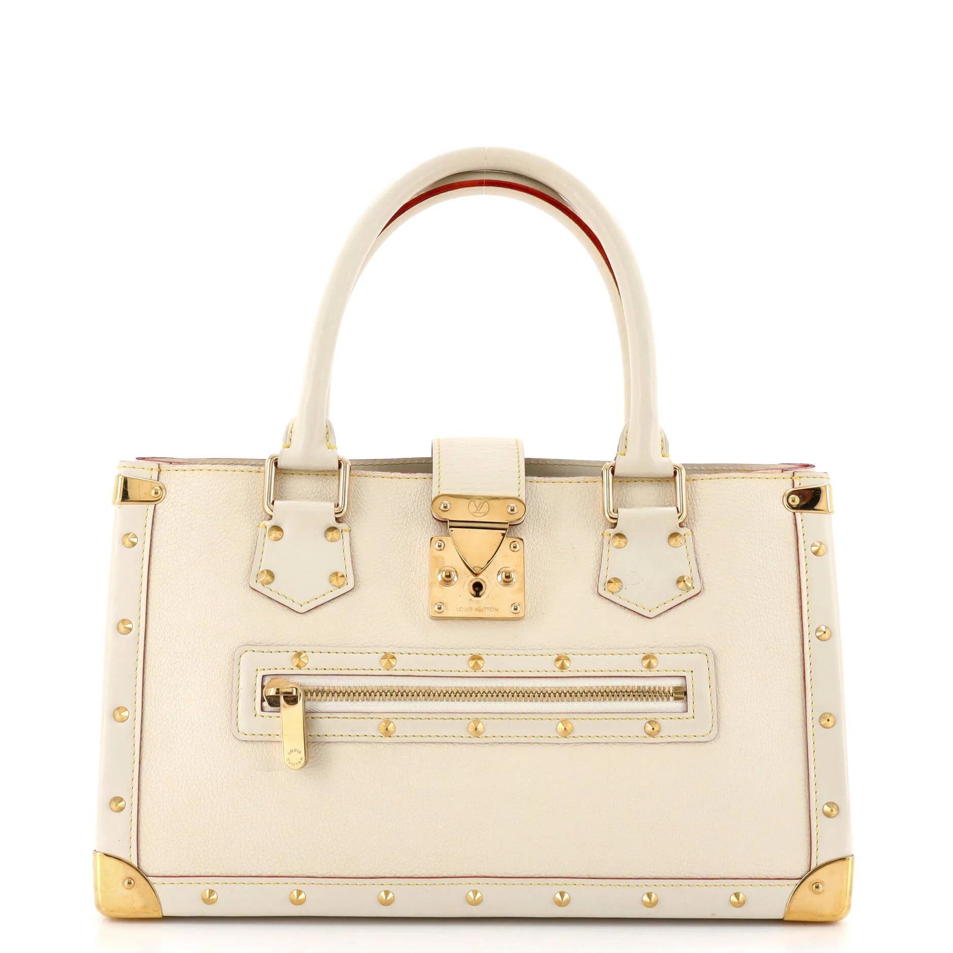 Leather tote