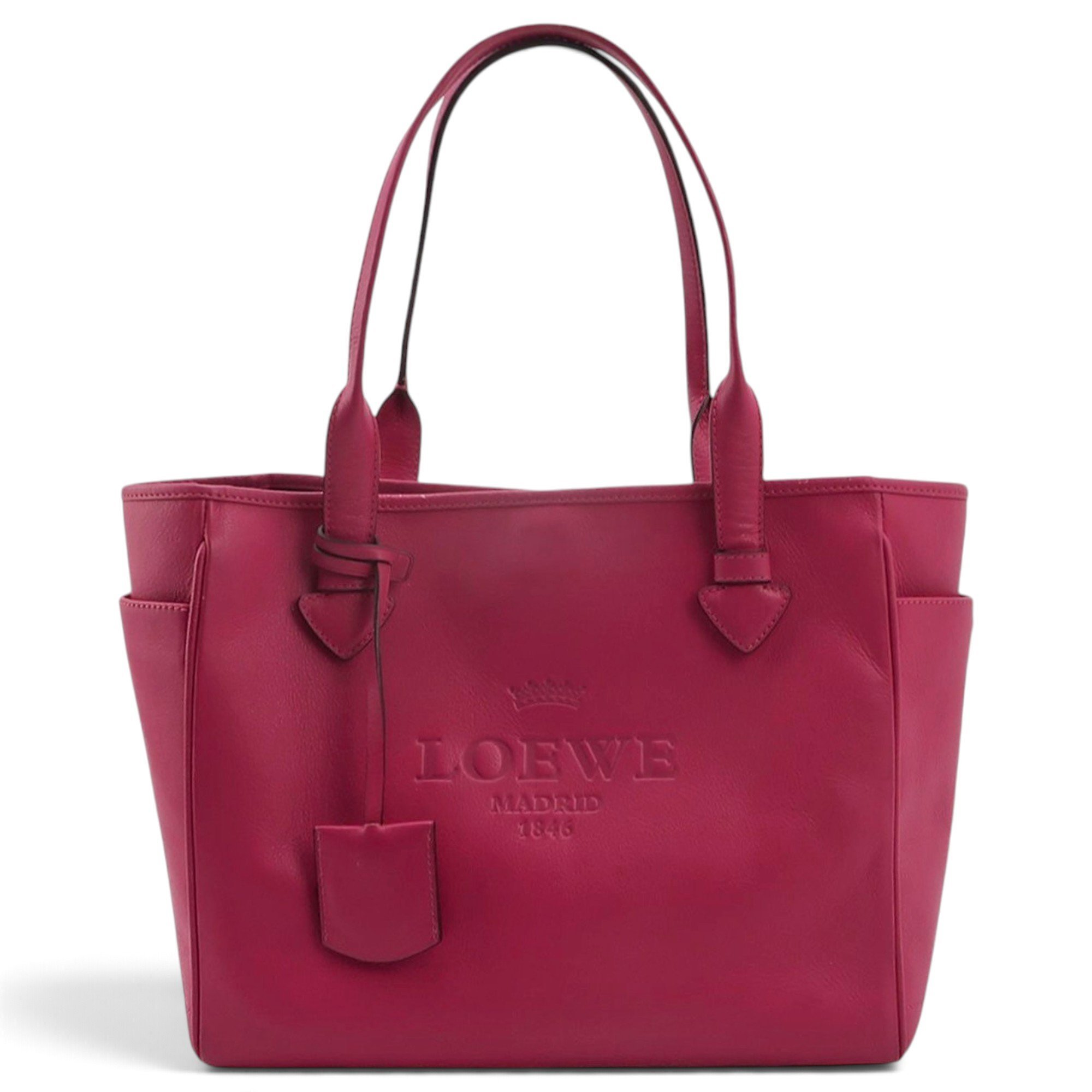 Leather tote