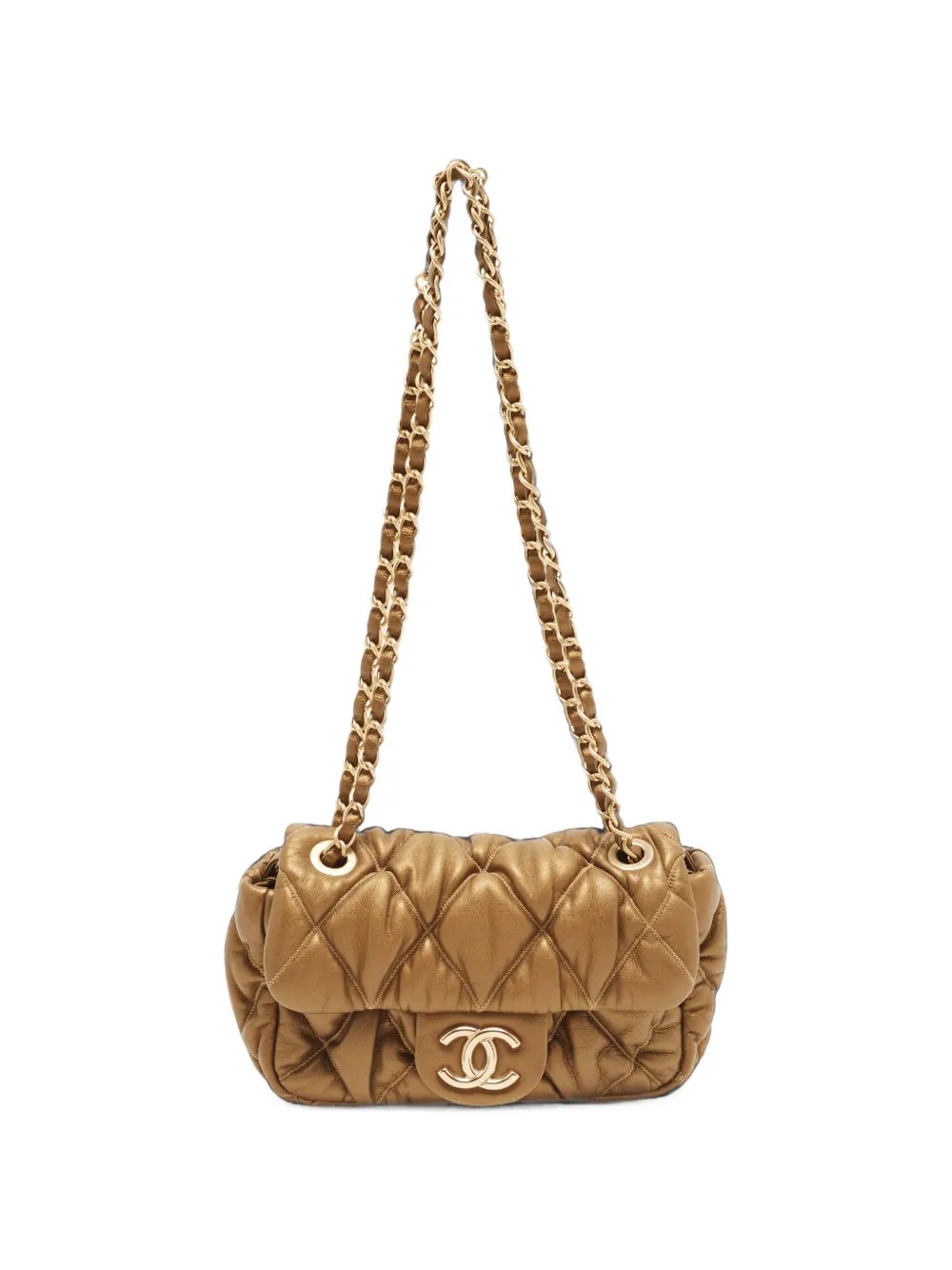2009-2010 mini Bubble quilted flap shoulder bag